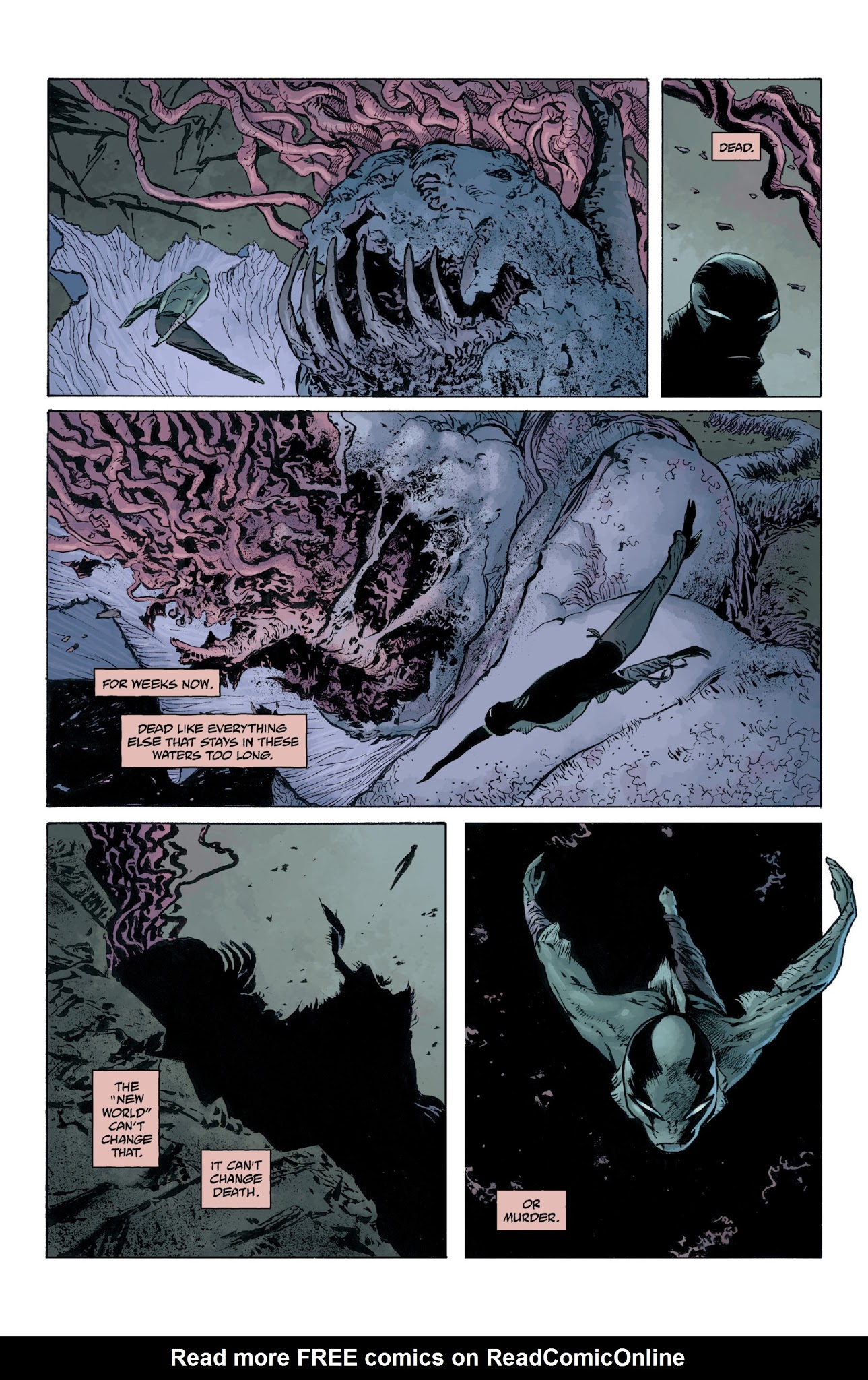 Read online Abe Sapien: Dark and Terrible and The New Race of Man comic -  Issue # TPB - 112