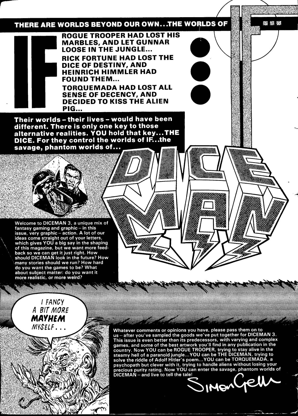 Read online Diceman comic -  Issue #3 - 2