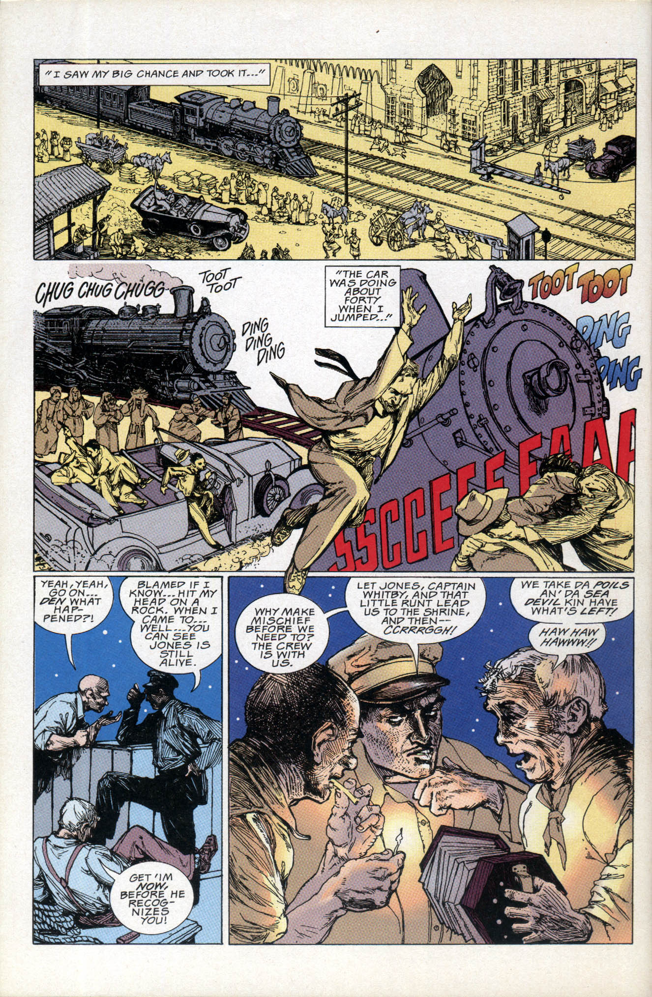 Read online Indiana Jones and the Shrine of the Sea Devil comic -  Issue # Full - 8