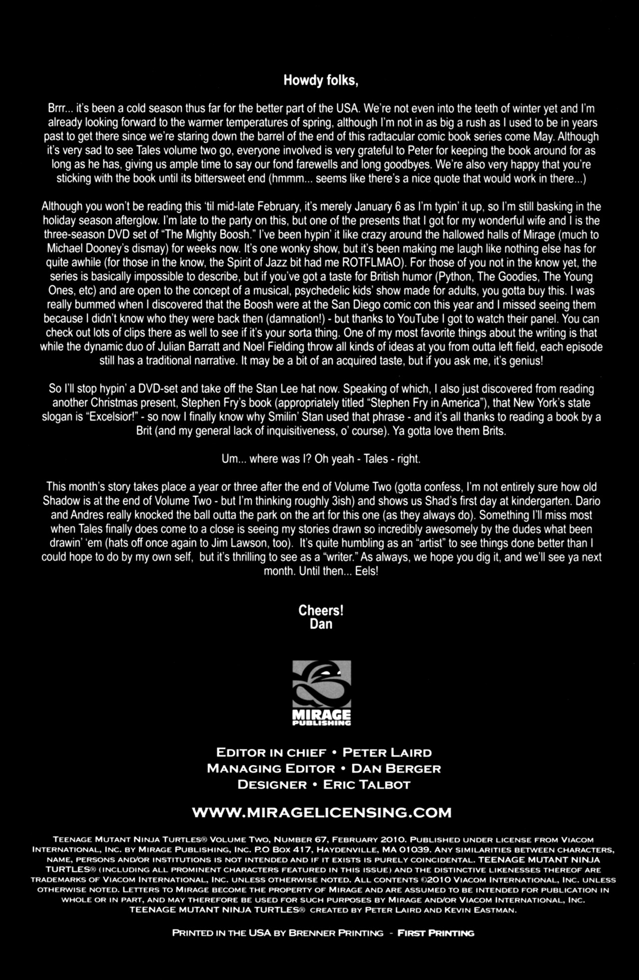 Read online Tales of the TMNT comic -  Issue #67 - 2