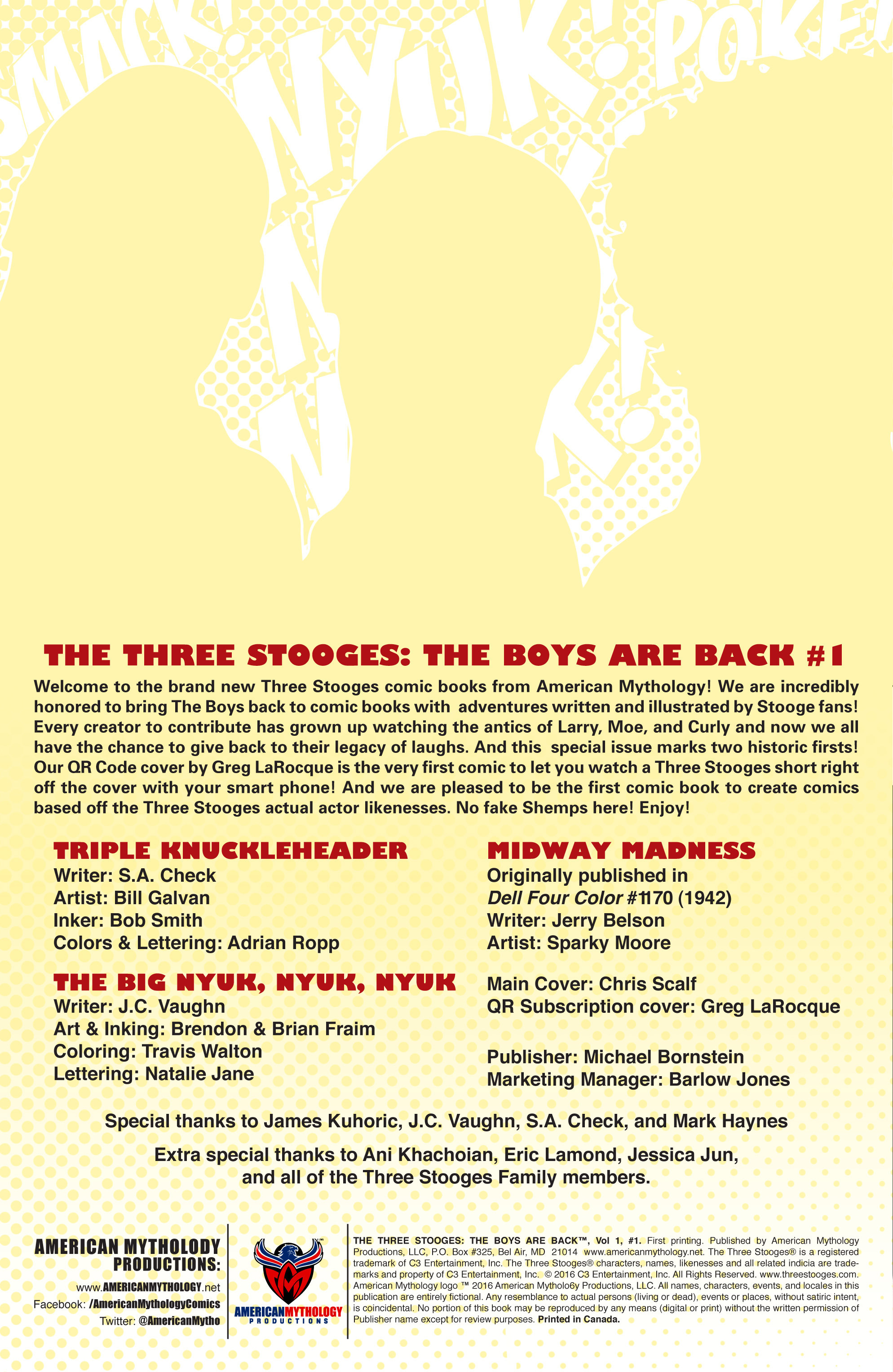 Read online The Three Stooges: The Boys Are Back comic -  Issue # Full - 2