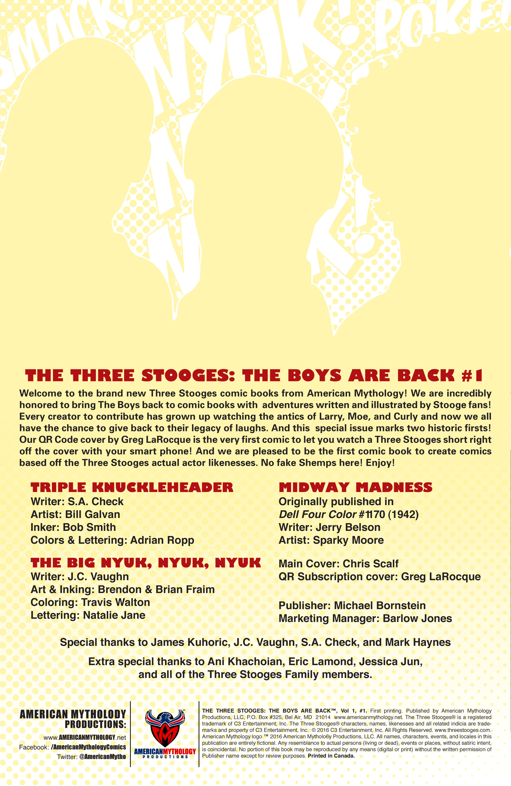 Read online The Three Stooges: The Boys Are Back comic -  Issue # Full - 2
