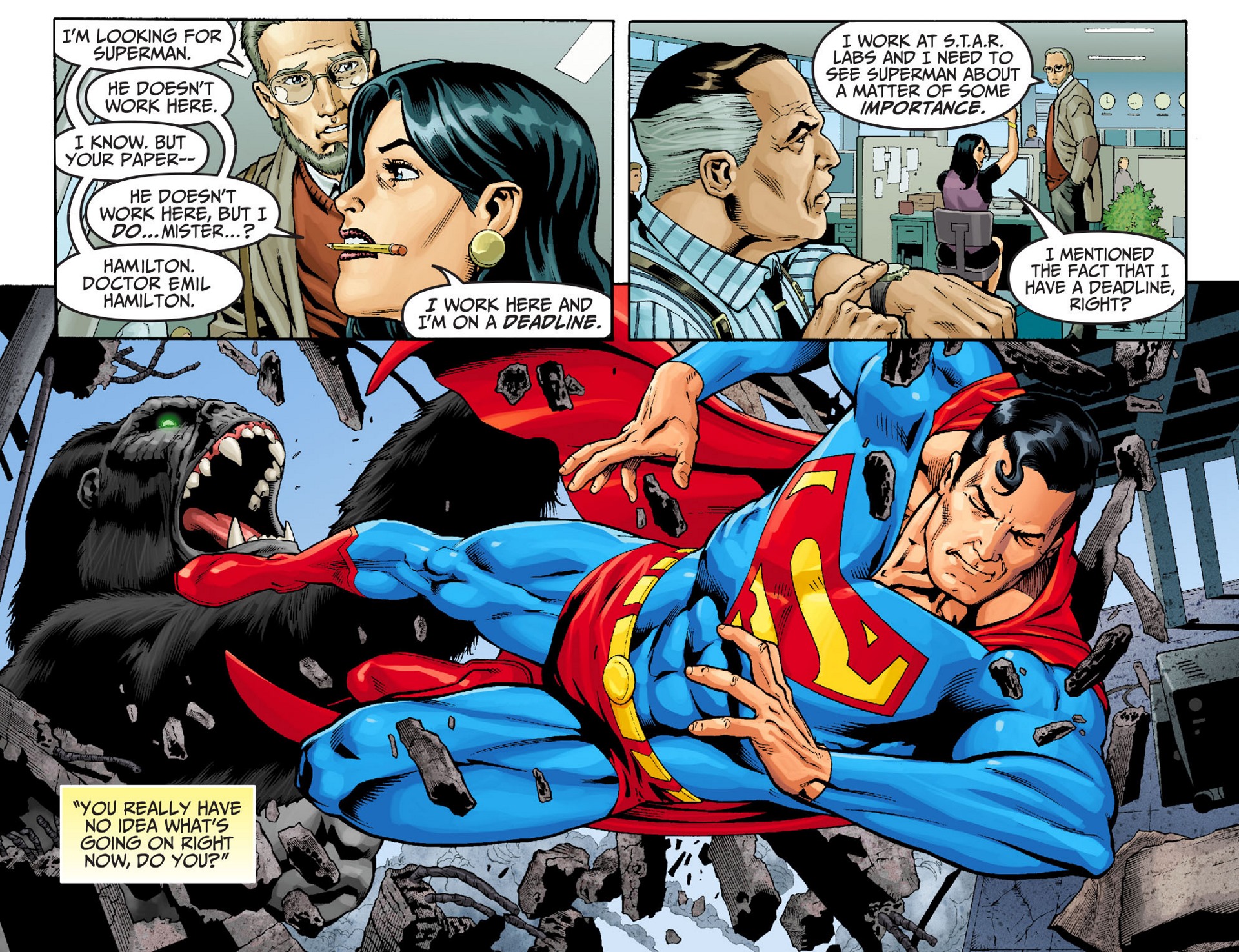 Read online Adventures of Superman [I] comic -  Issue #22 - 4