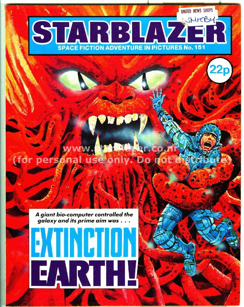 Read online Starblazer comic -  Issue #151 - 2
