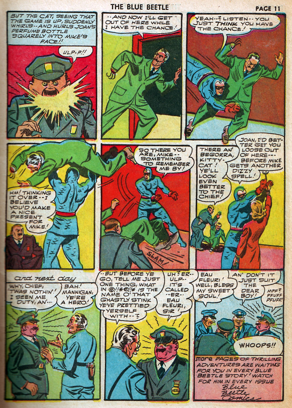 Read online The Blue Beetle comic -  Issue #11 - 13