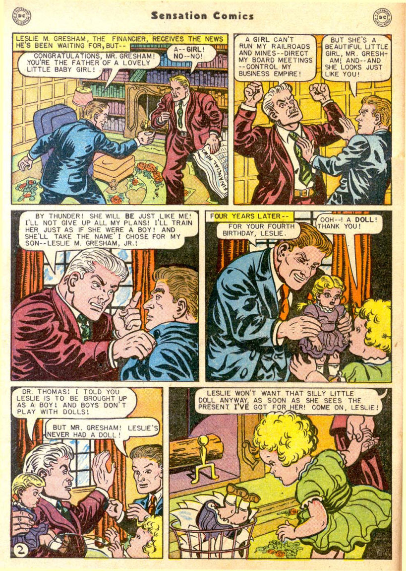 Read online Sensation (Mystery) Comics comic -  Issue #85 - 3