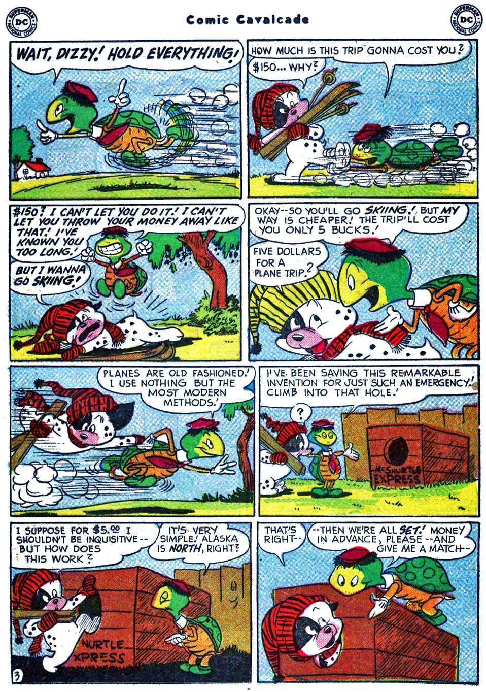 Read online Comic Cavalcade comic -  Issue #47 - 43