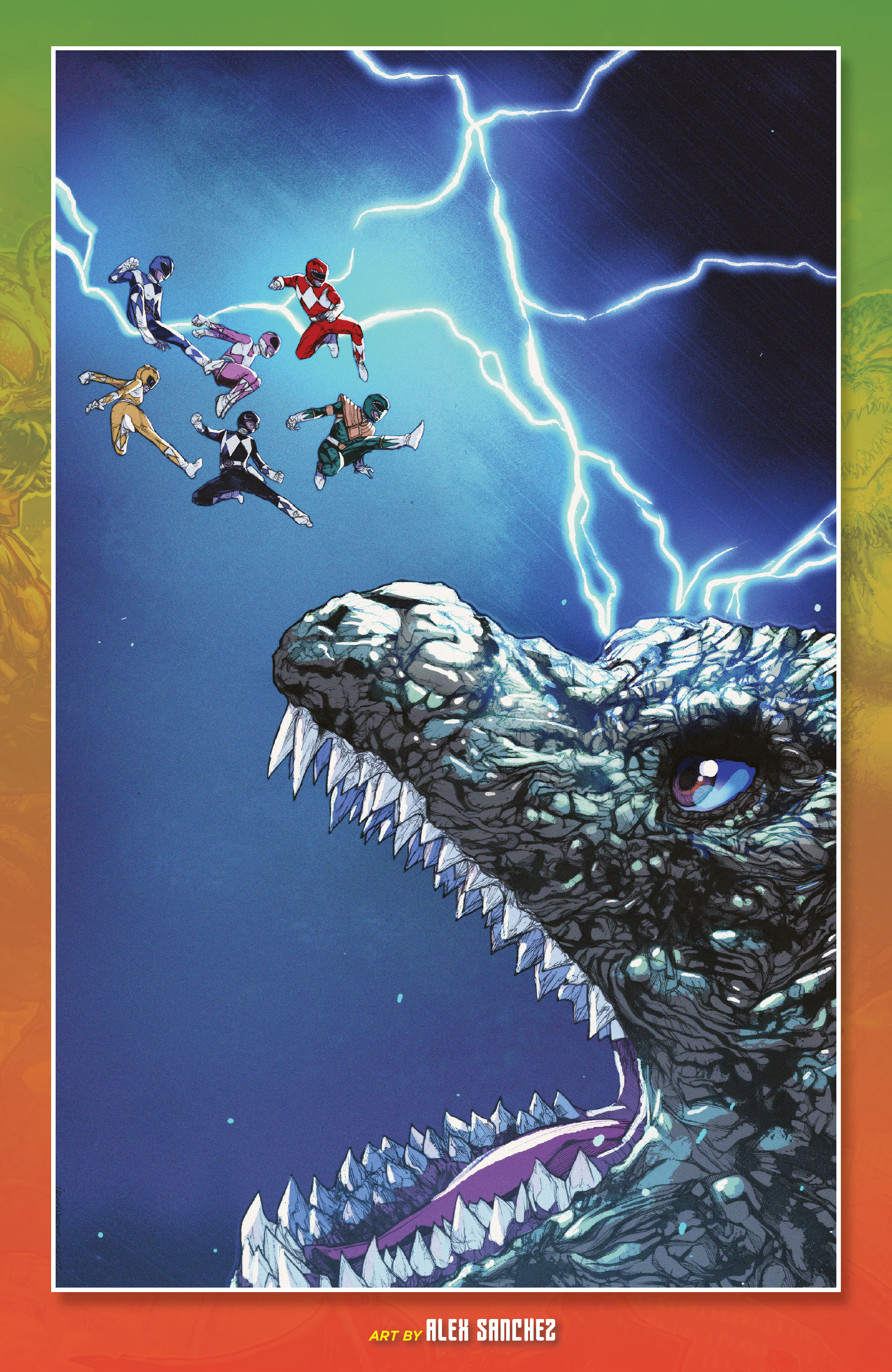 Read online Godzilla vs. The Mighty Morphin Power Rangers comic -  Issue #4 - 24
