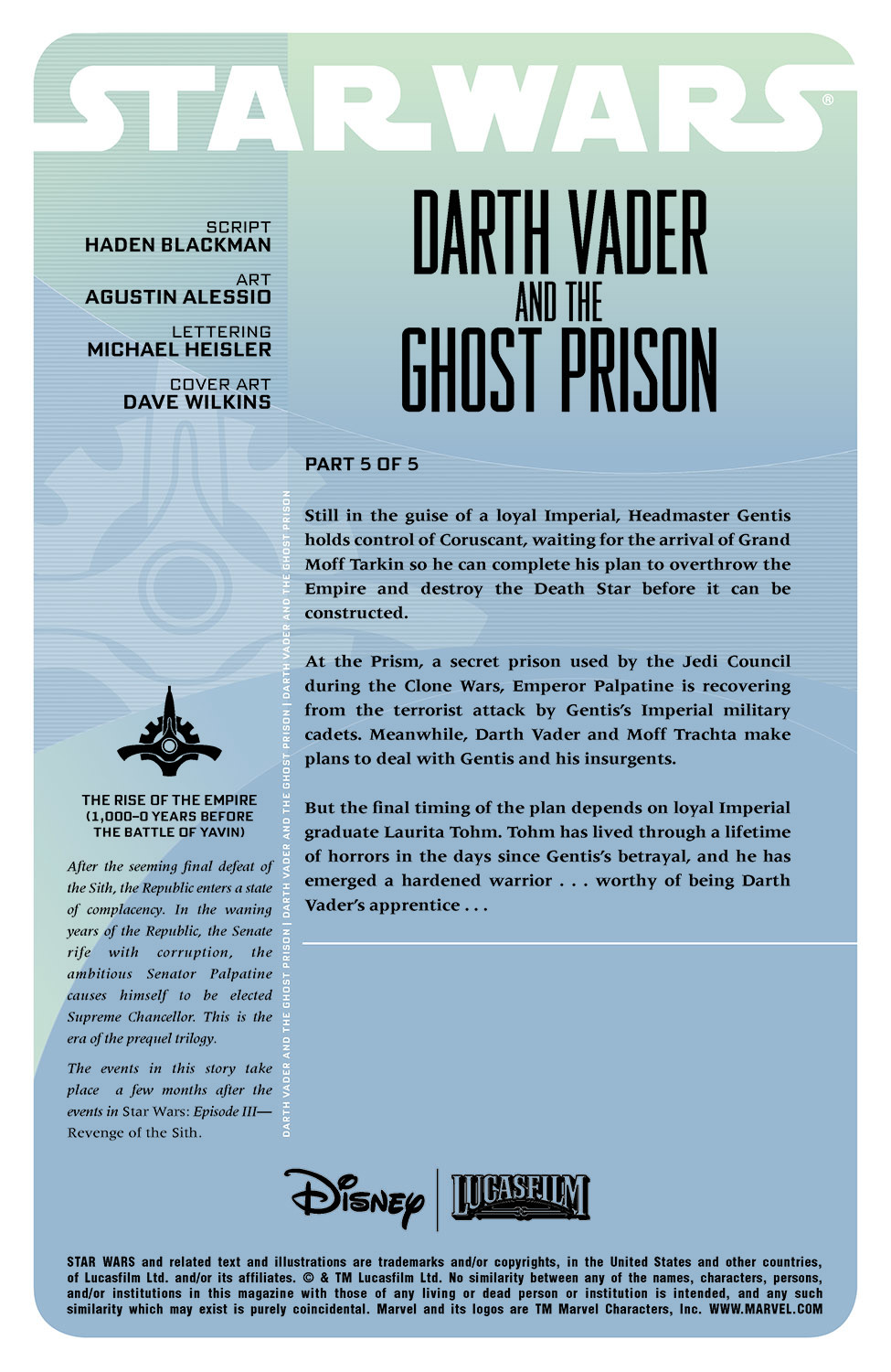 Read online Star Wars: Darth Vader and the Ghost Prison comic -  Issue #5 - 2