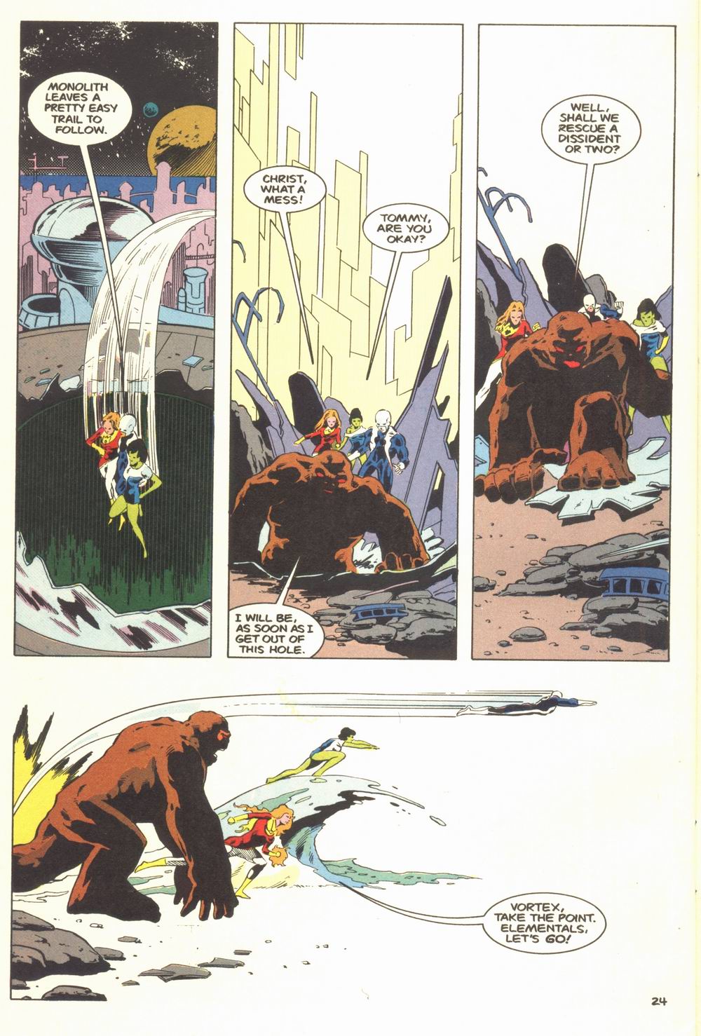 Read online Justice Machine featuring The Elementals comic -  Issue #1 - 25