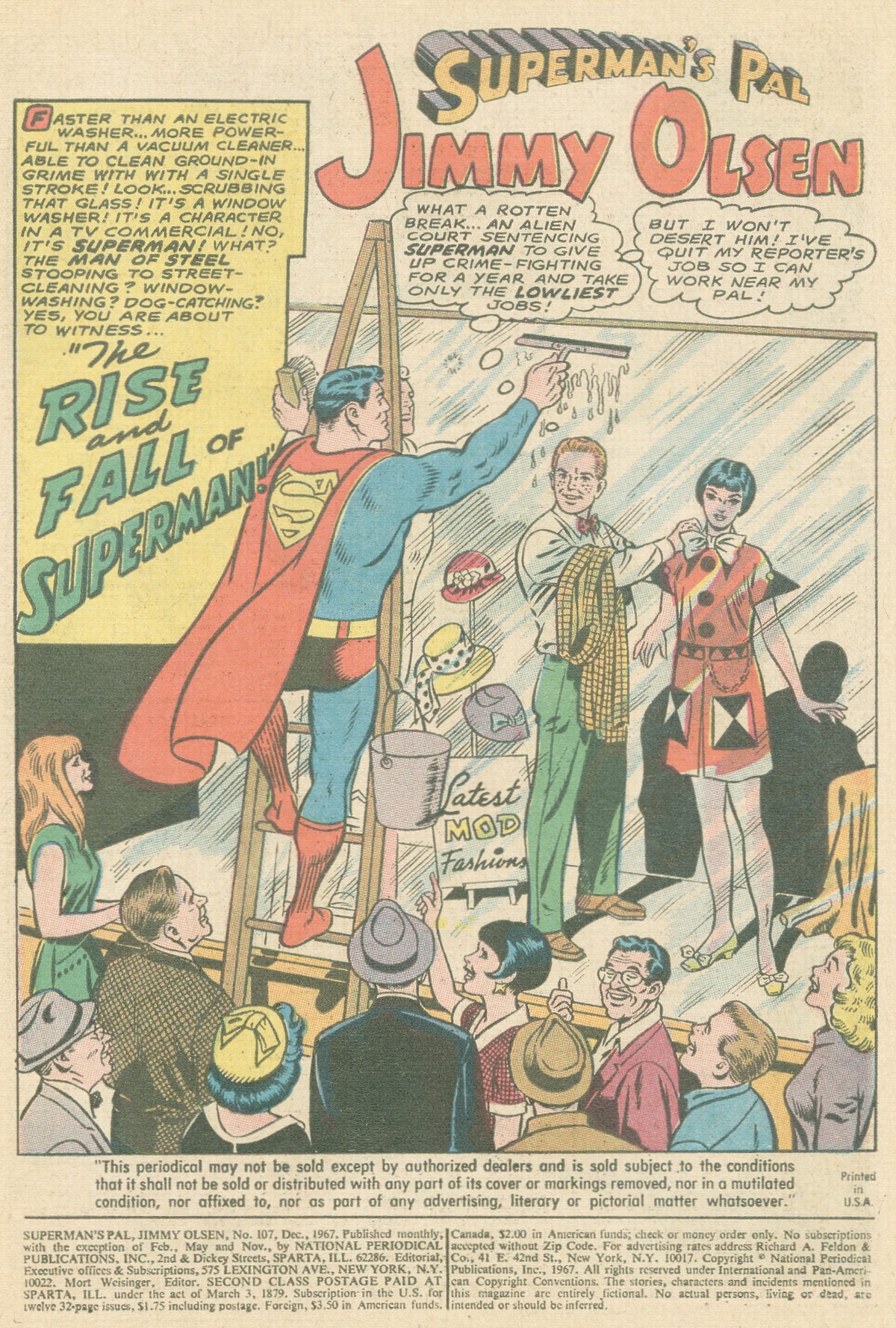Read online Superman's Pal Jimmy Olsen comic -  Issue #107 - 3
