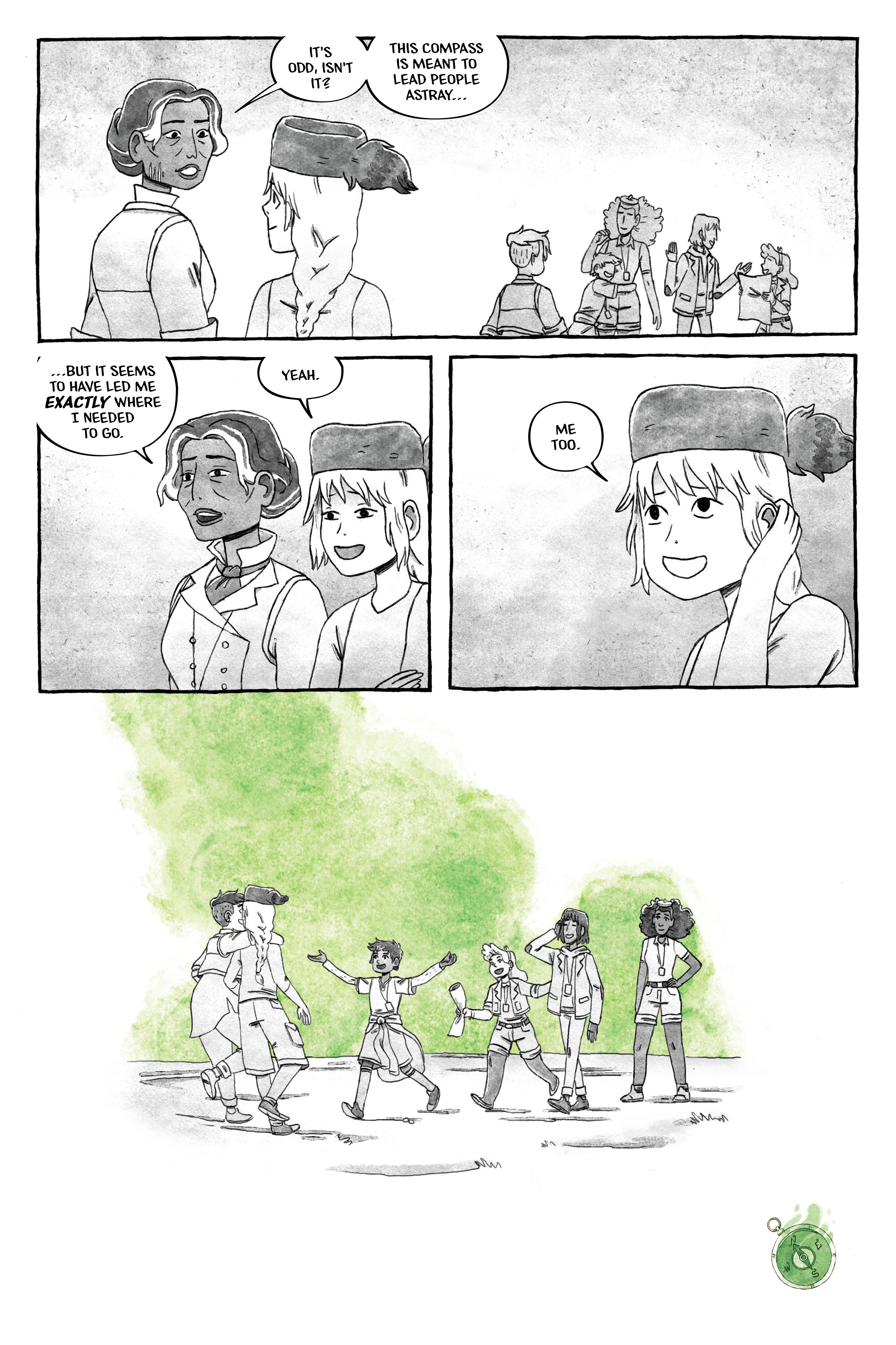 Read online Lumberjanes: The Infernal Compass comic -  Issue # TPB - 100