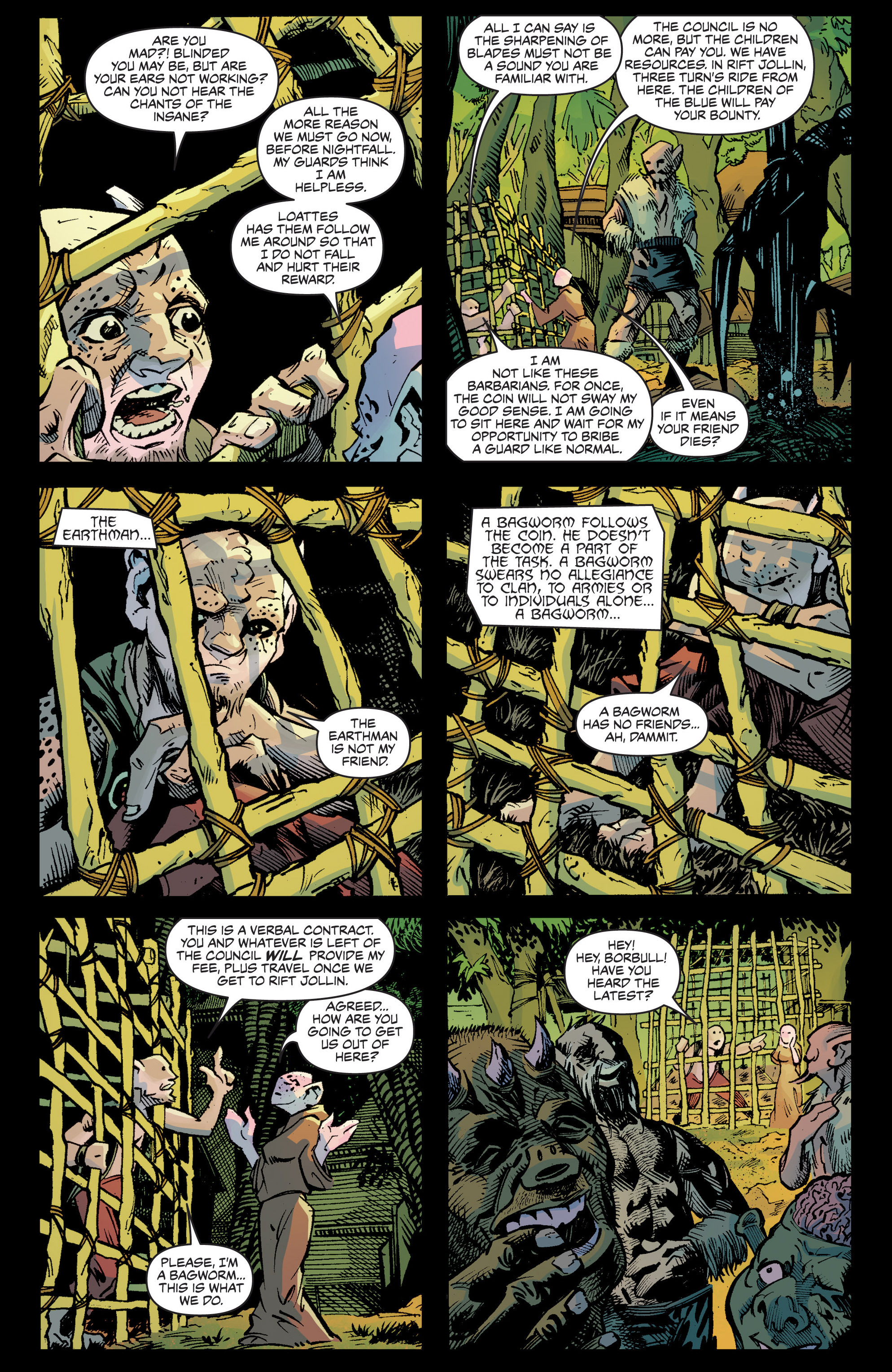 Read online Bigfoot: Sword of the Earthman (2015) comic -  Issue #4 - 21