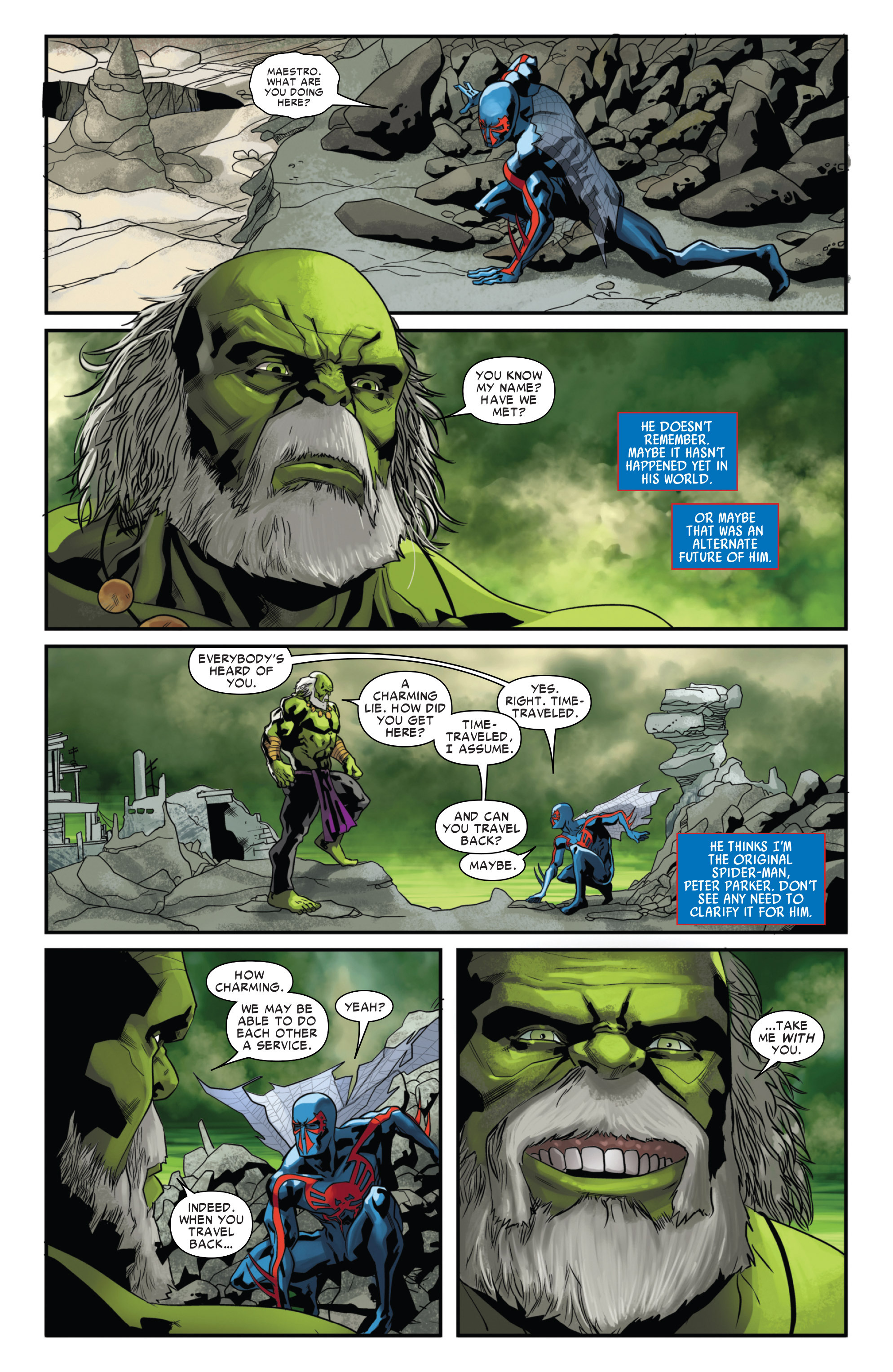 Read online Spider-Man 2099 (2014) comic -  Issue #9 - 12