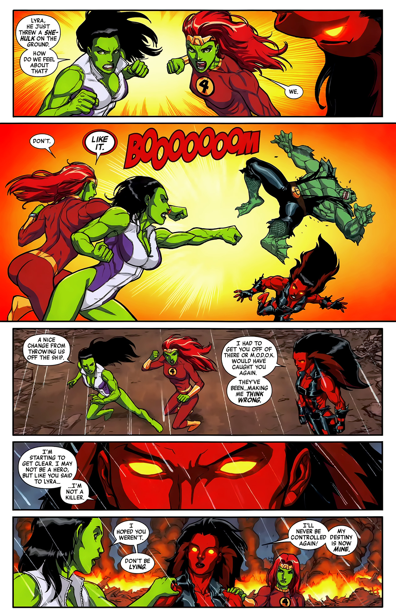 Read online Fall of the Hulks: The Savage She-Hulks comic -  Issue #3 - 19