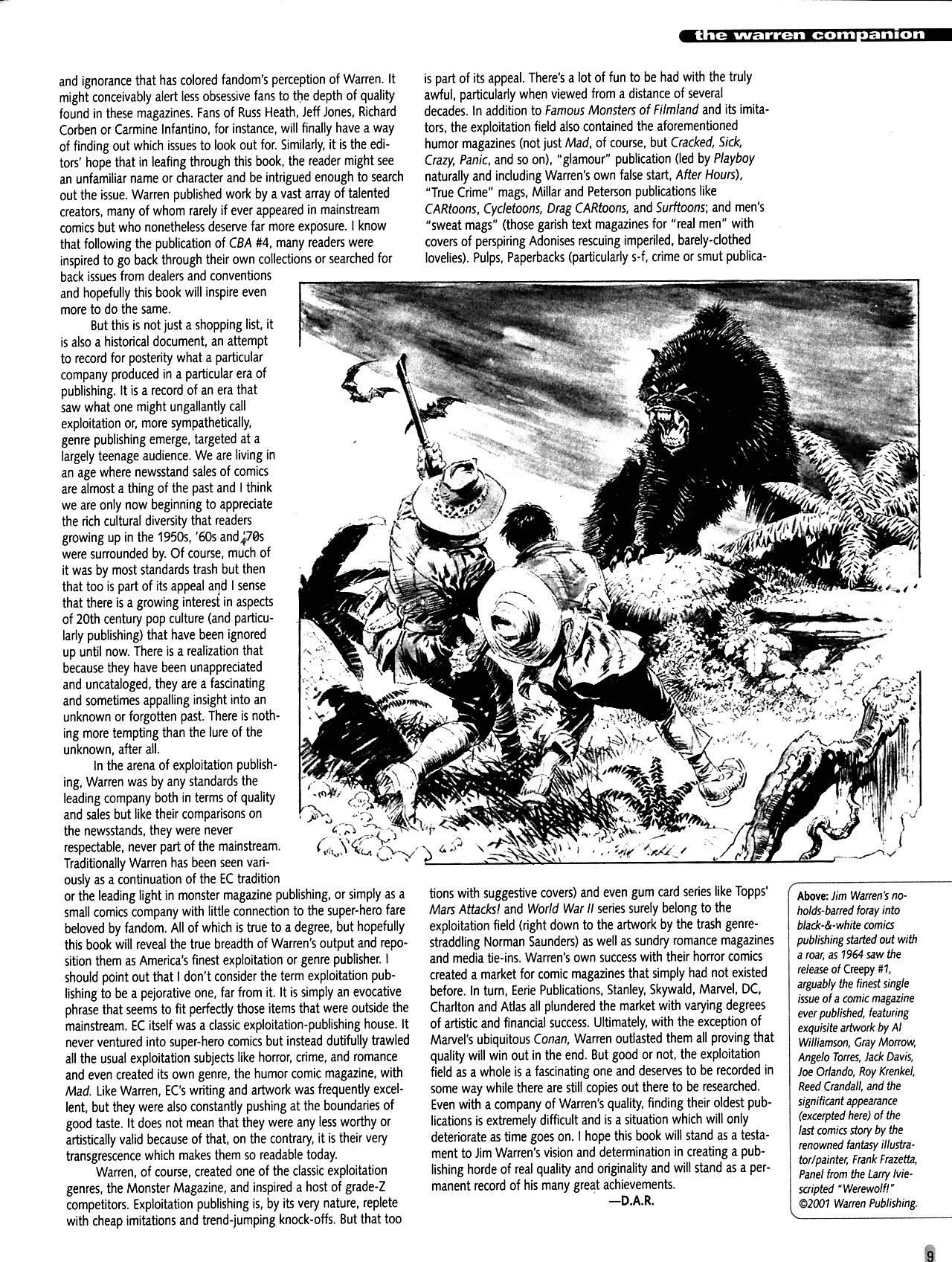 Read online Warren Companion comic -  Issue # TPB (Part 1) - 9