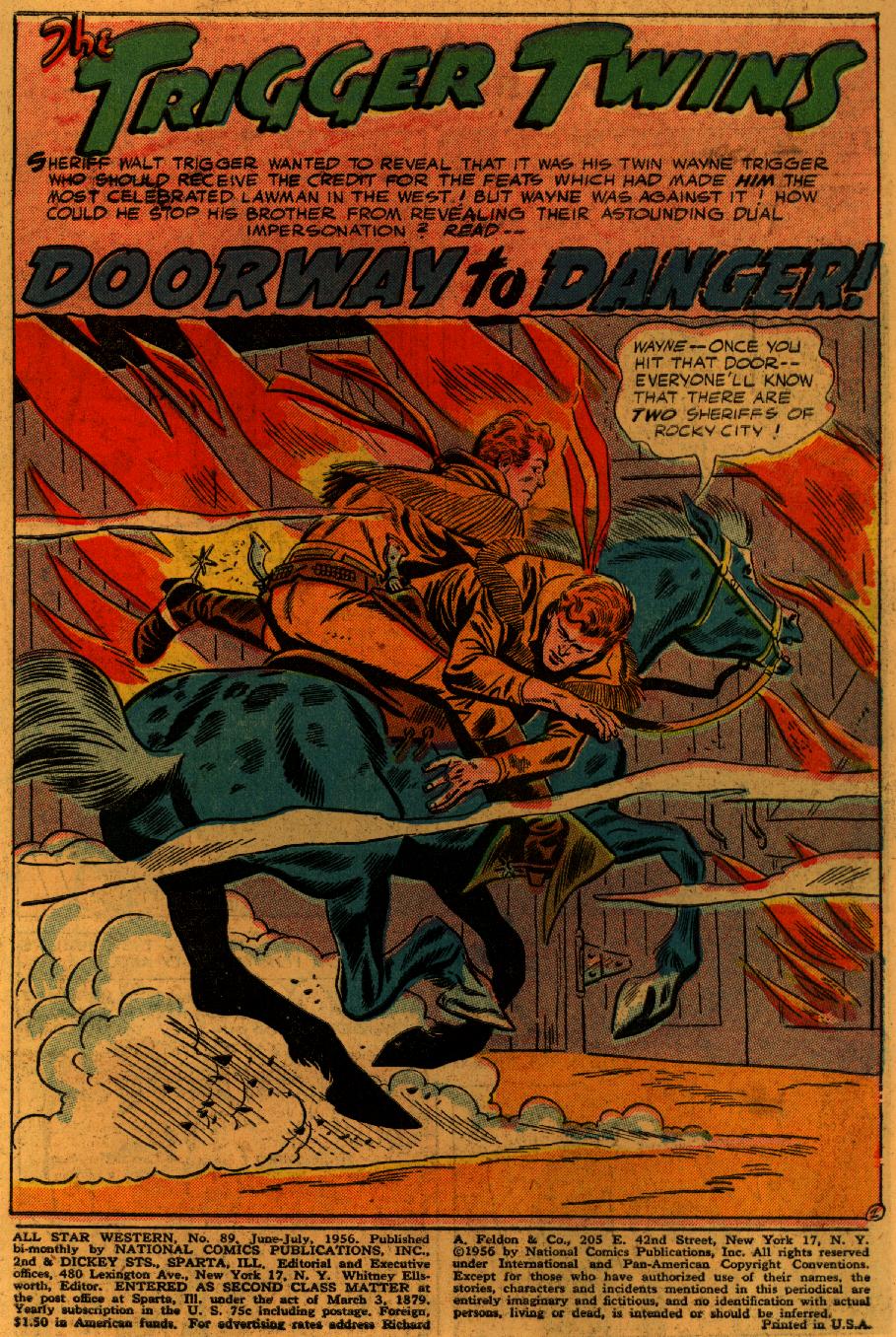 Read online All-Star Western (1951) comic -  Issue #89 - 4