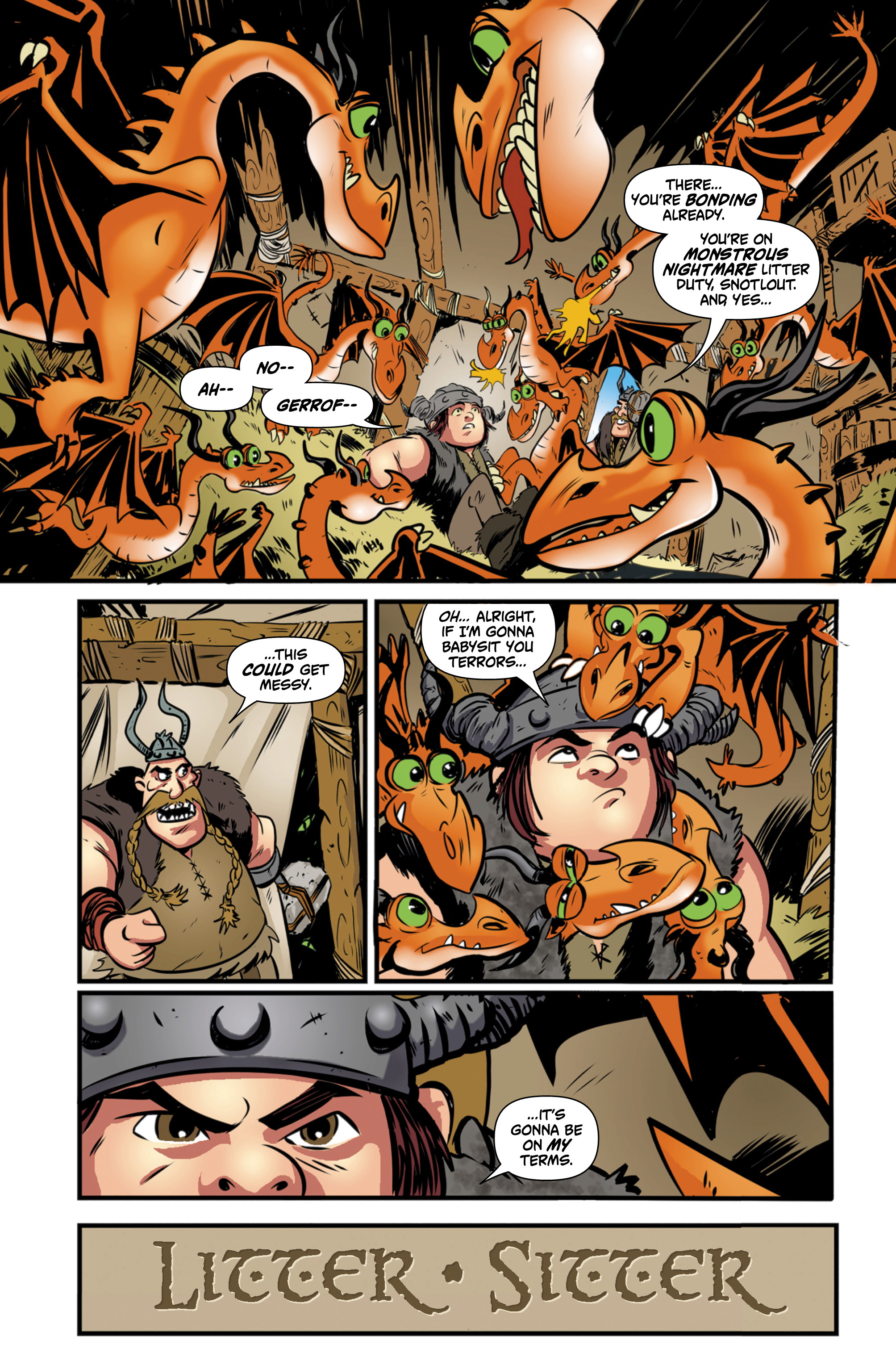 Read online DreamWorks Dragons: Riders of Berk comic -  Issue # _TPB - 51