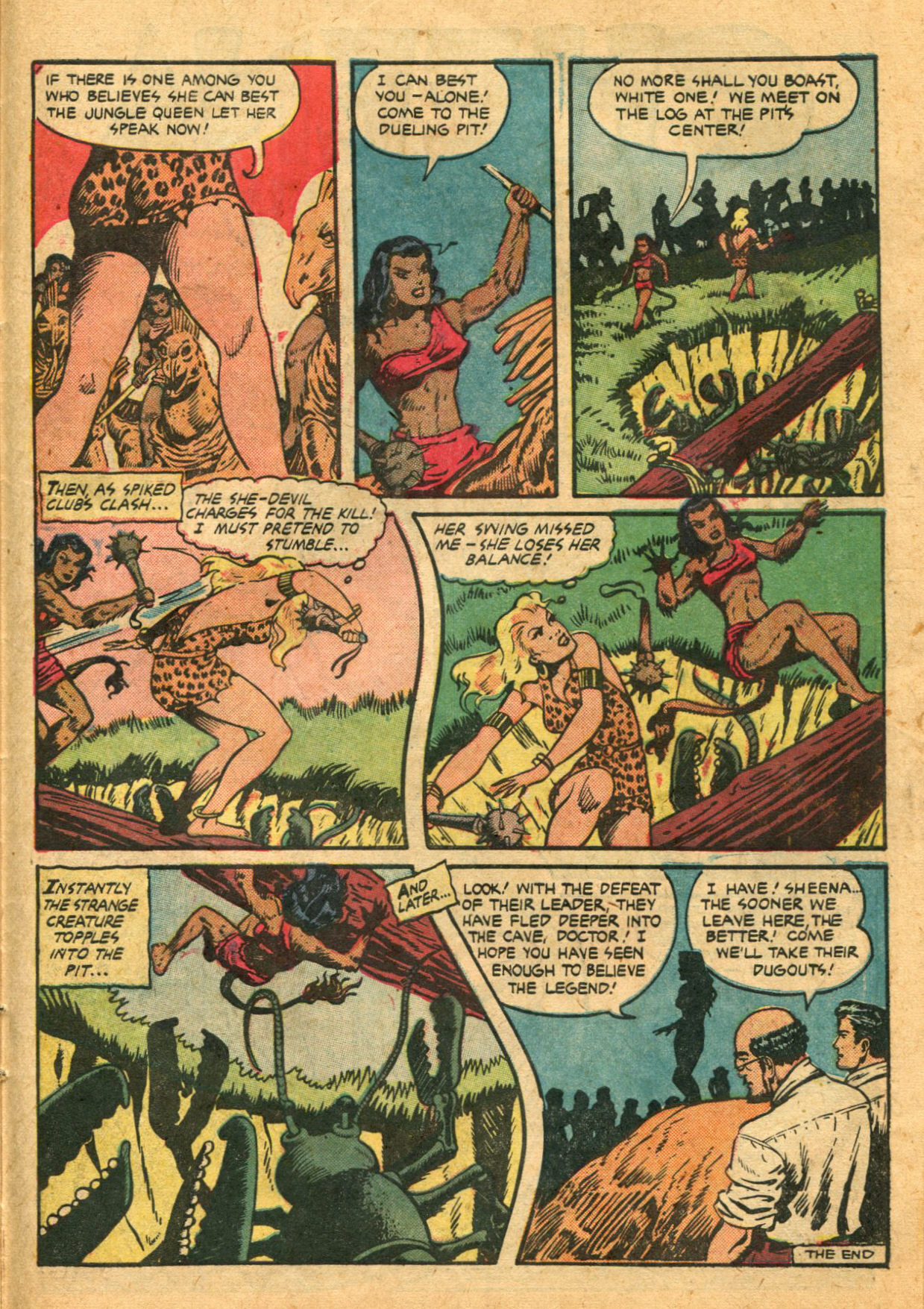 Read online Sheena, Queen of the Jungle (1942) comic -  Issue #12 - 27