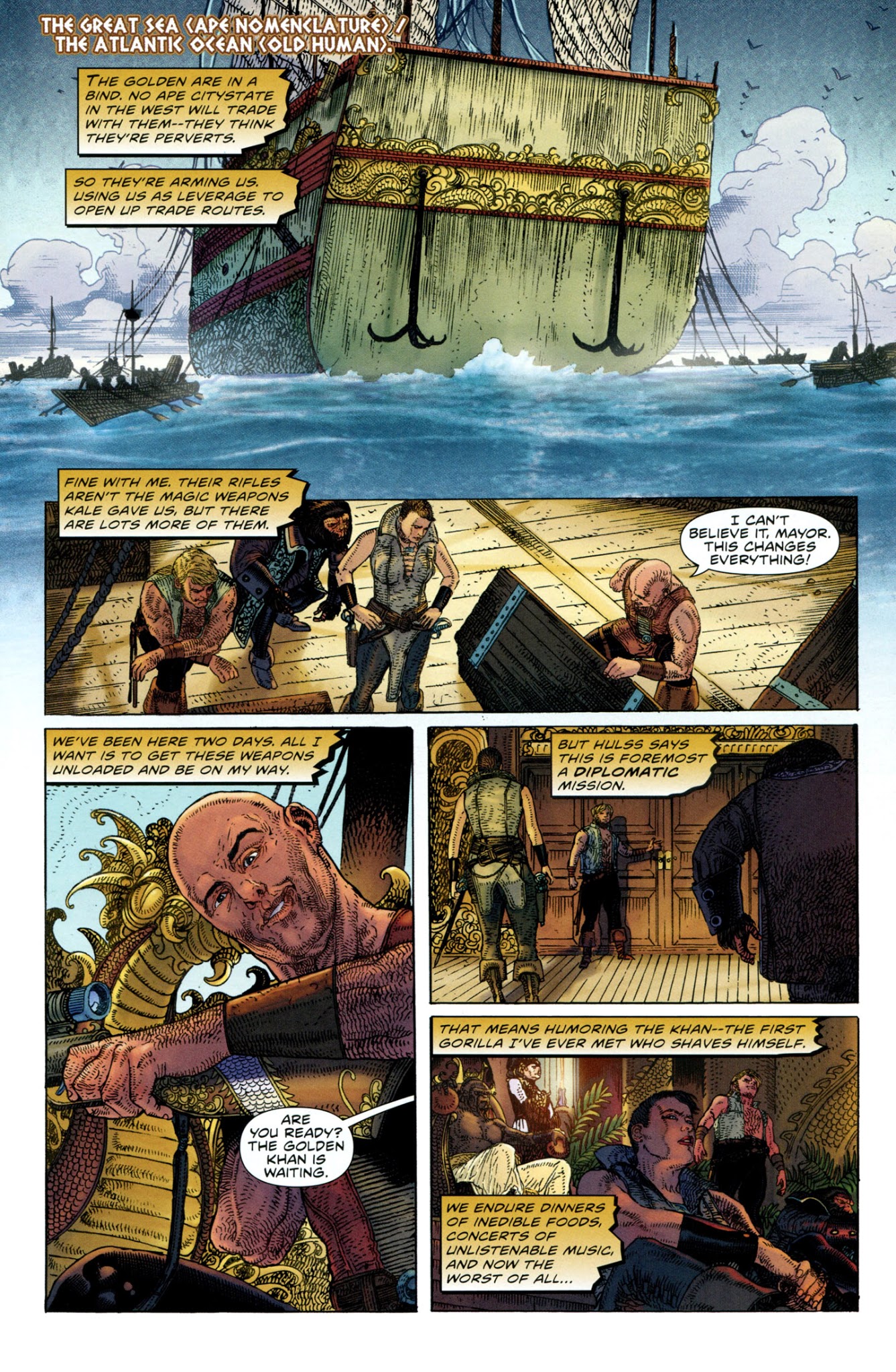 Read online Planet of the Apes (2011) comic -  Issue #14 - 7