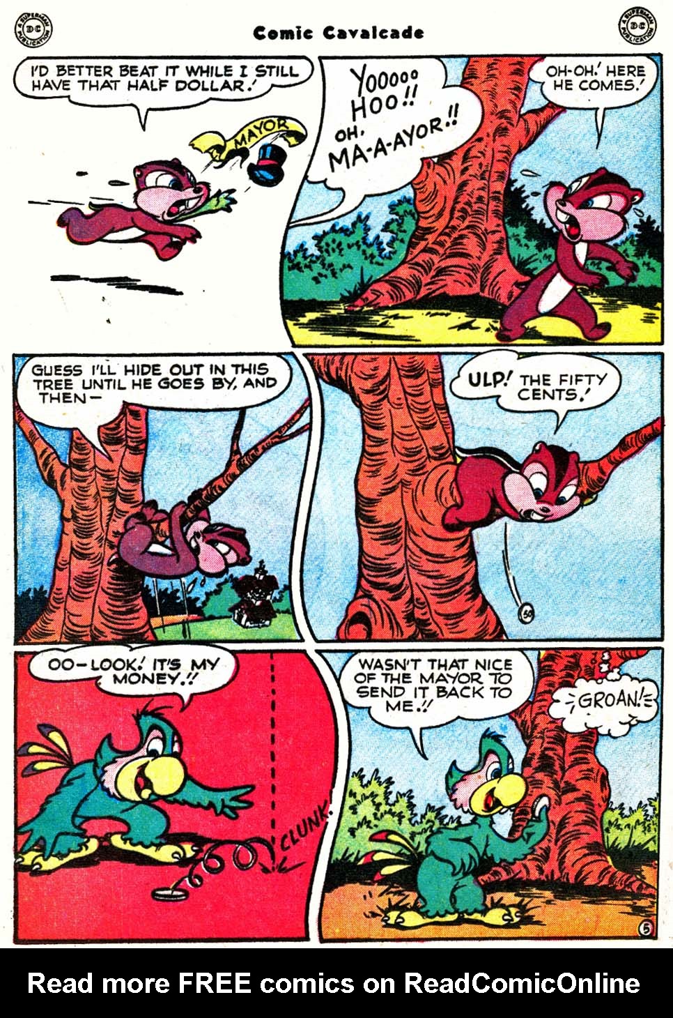 Read online Comic Cavalcade comic -  Issue #31 - 64