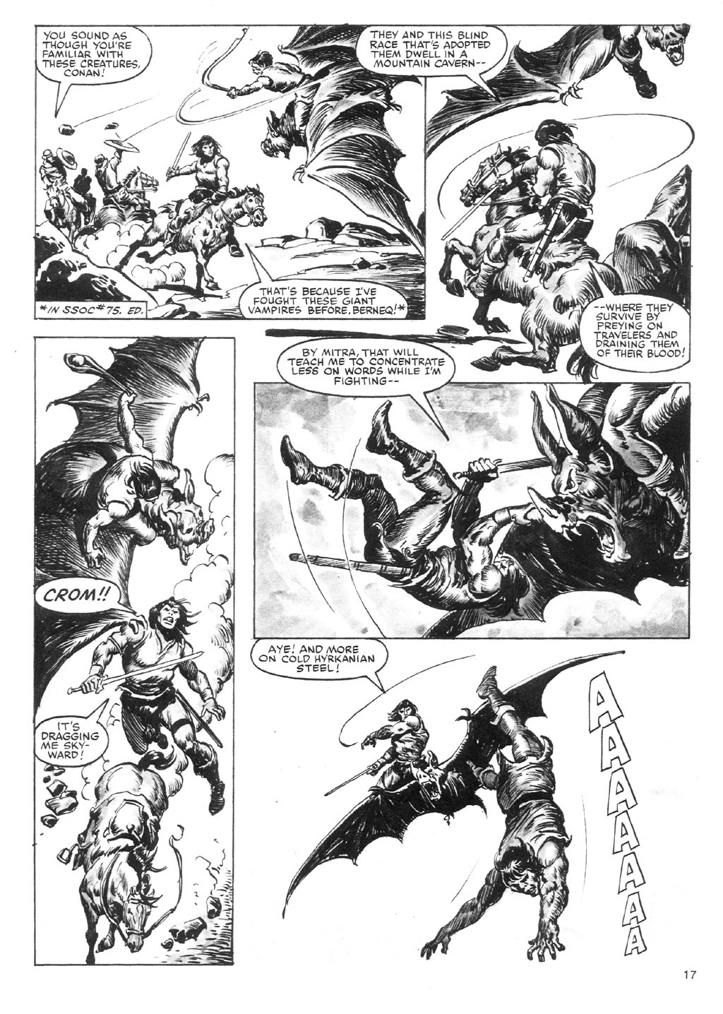 Read online The Savage Sword Of Conan comic -  Issue #87 - 17