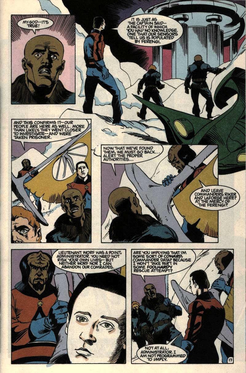 Read online Star Trek: The Next Generation (1989) comic -  Issue #15 - 18
