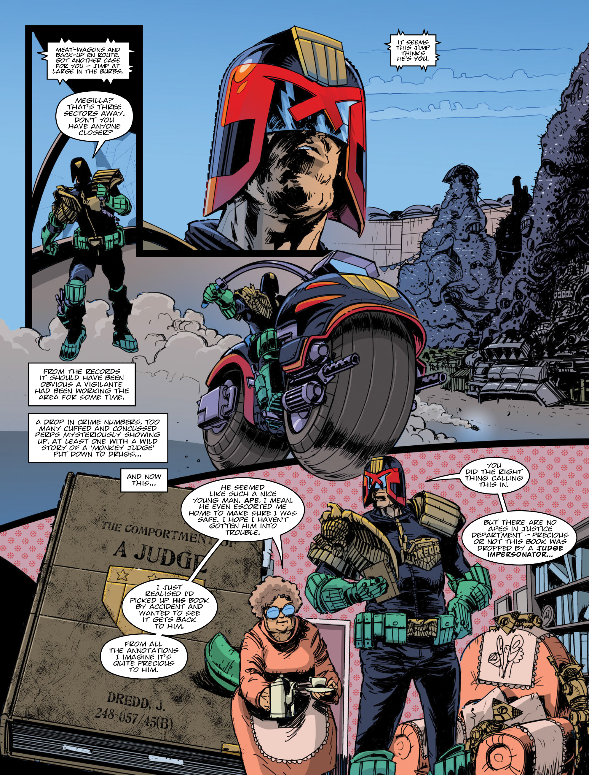 Read online Judge Dredd Megazine (Vol. 5) comic -  Issue #376 - 9