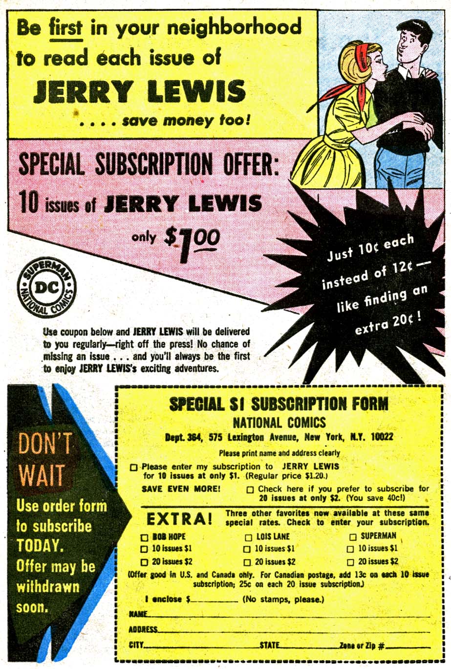 Read online The Adventures of Jerry Lewis comic -  Issue #82 - 24
