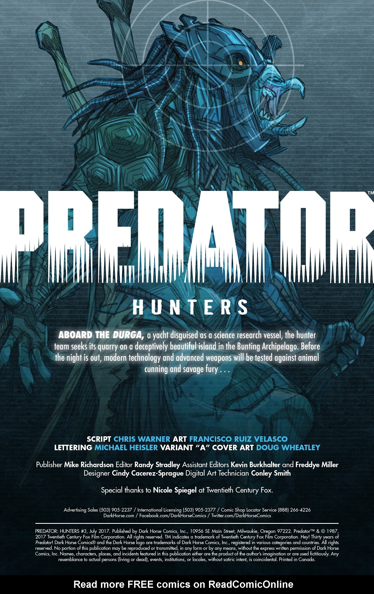 Read online Predator: Hunters comic -  Issue #3 - 3