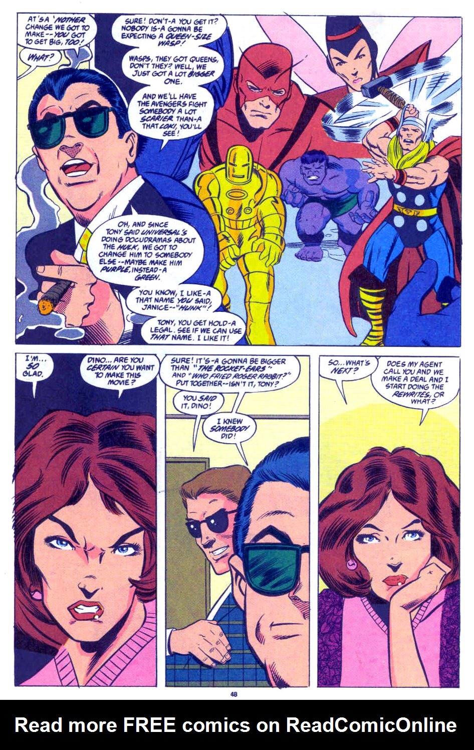 Read online Avengers West Coast (1989) comic -  Issue # Annual 6 - 42