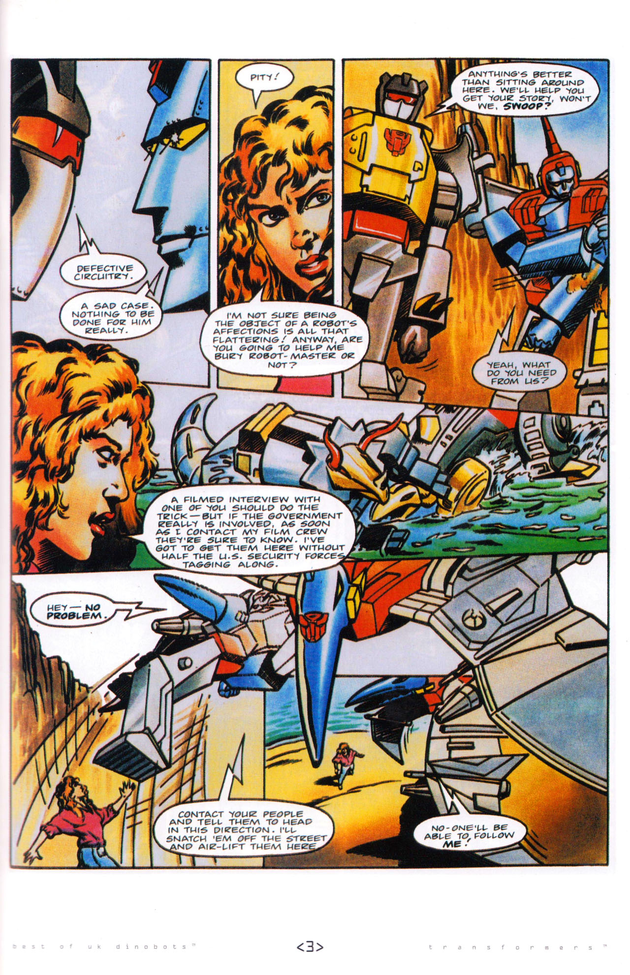 Read online The Transformers: Best of UK: Dinobots comic -  Issue #5 - 5