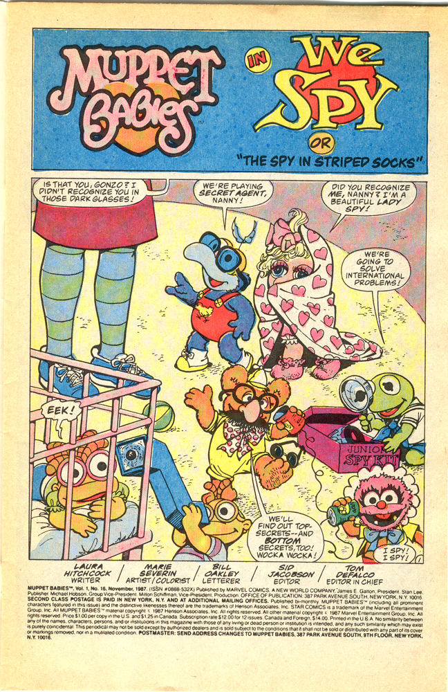 Read online Muppet Babies comic -  Issue #16 - 2