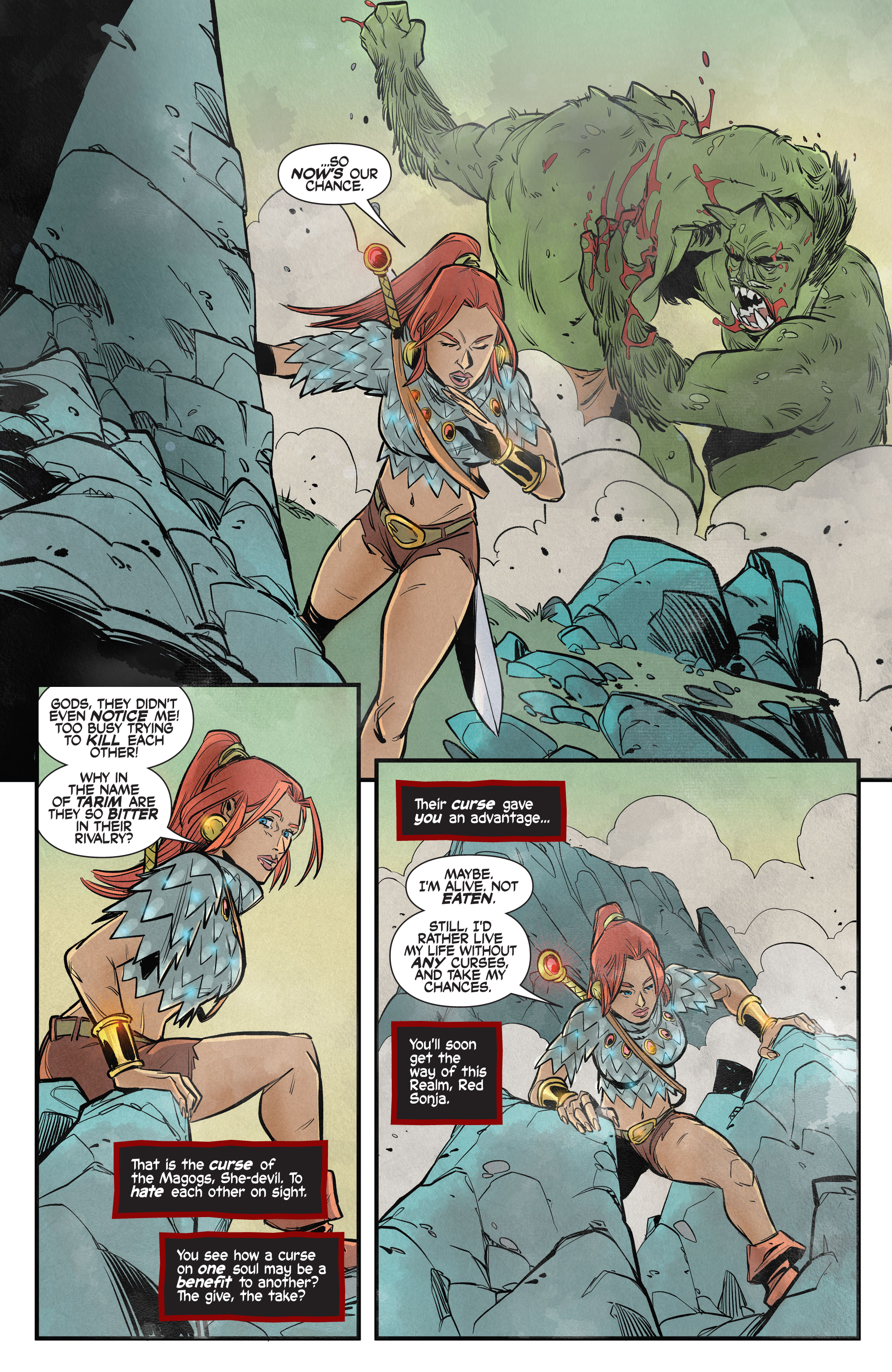 Read online Immortal Red Sonja comic -  Issue #3 - 24