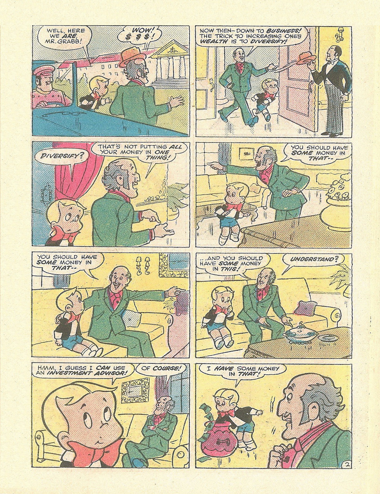 Read online Richie Rich Digest Stories comic -  Issue #13 - 39