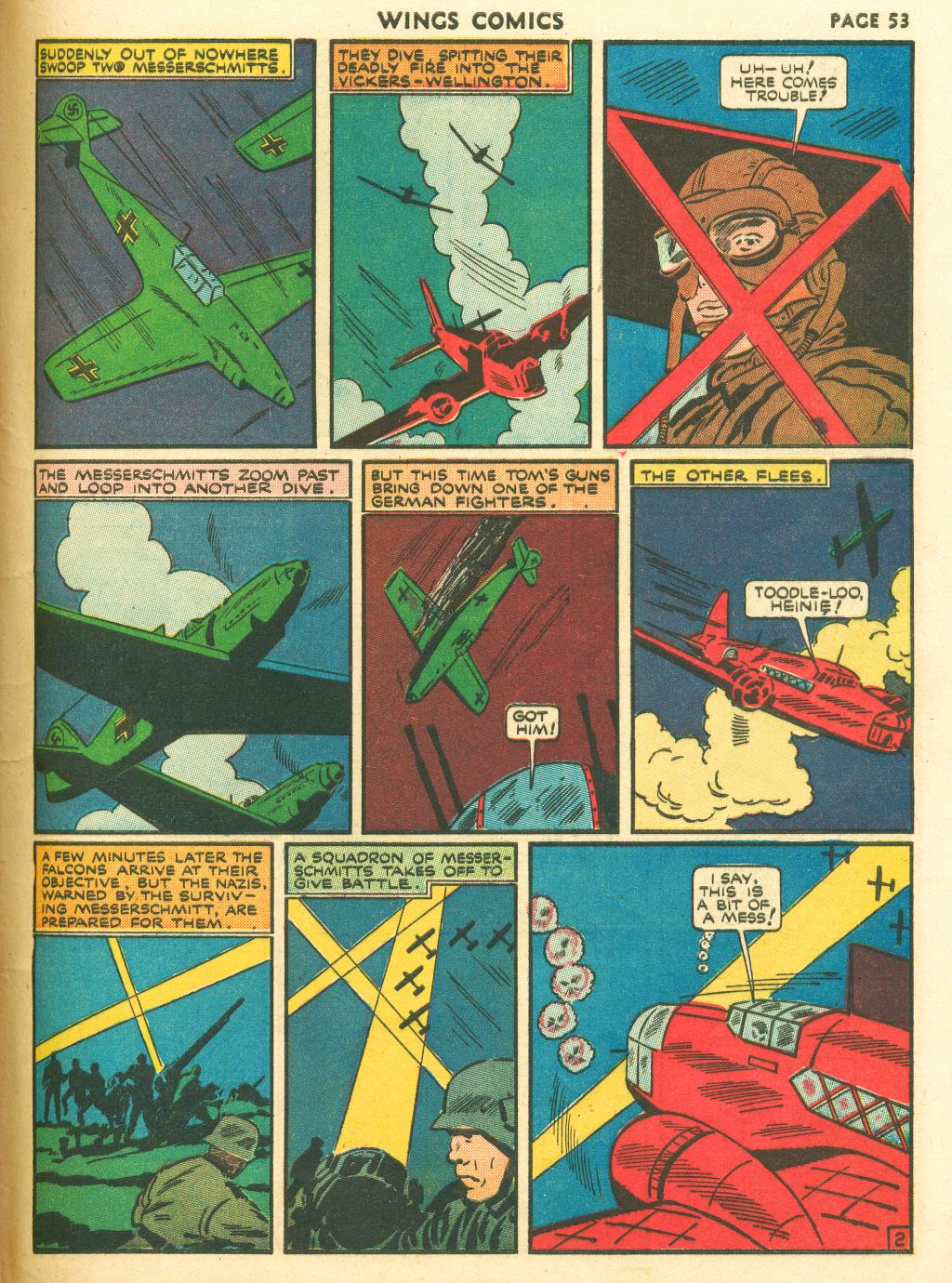 Read online Wings Comics comic -  Issue #10 - 55