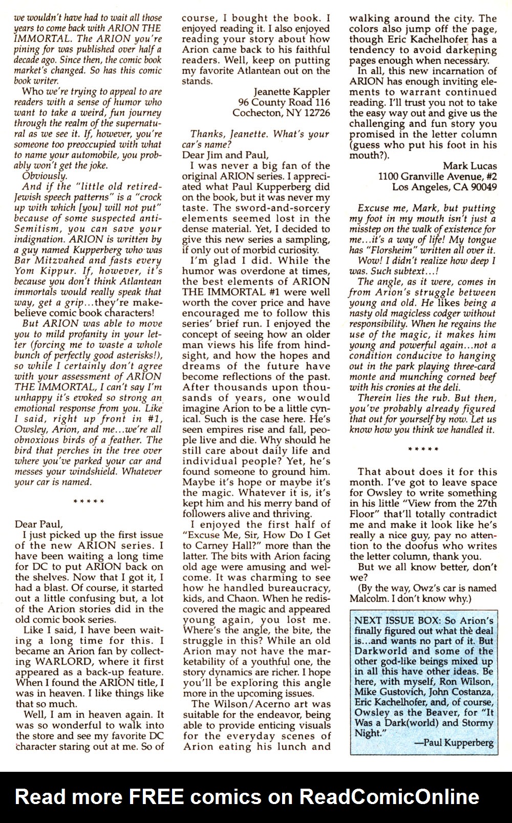 Read online Arion the Immortal comic -  Issue #4 - 25