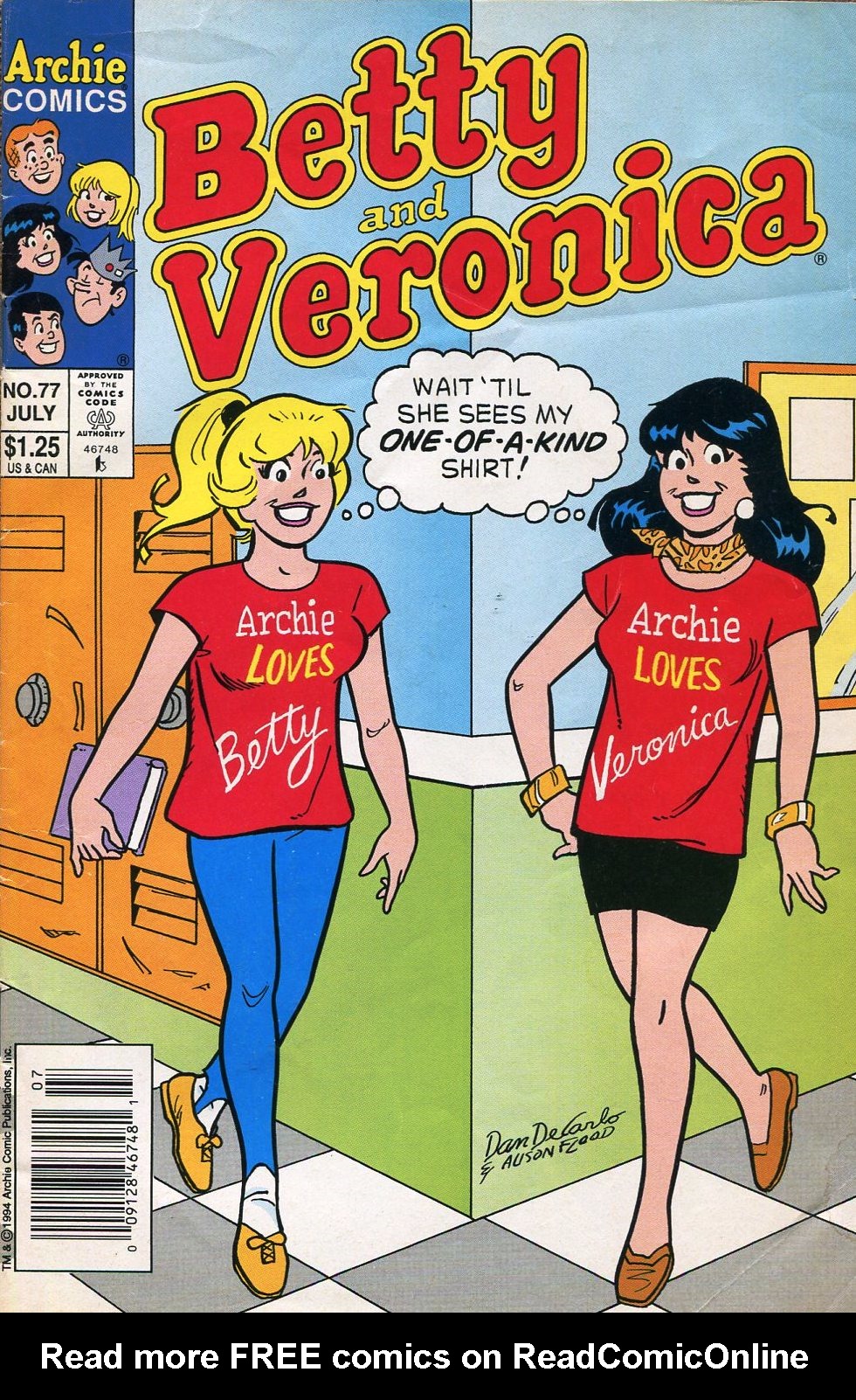Read online Betty and Veronica (1987) comic -  Issue #77 - 1
