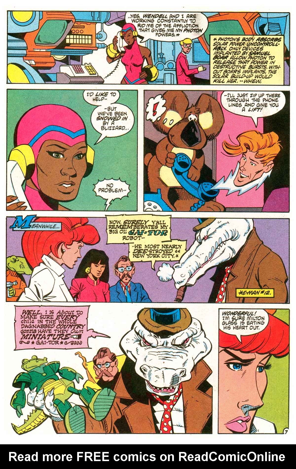 Read online E-Man (1983) comic -  Issue #23 - 10