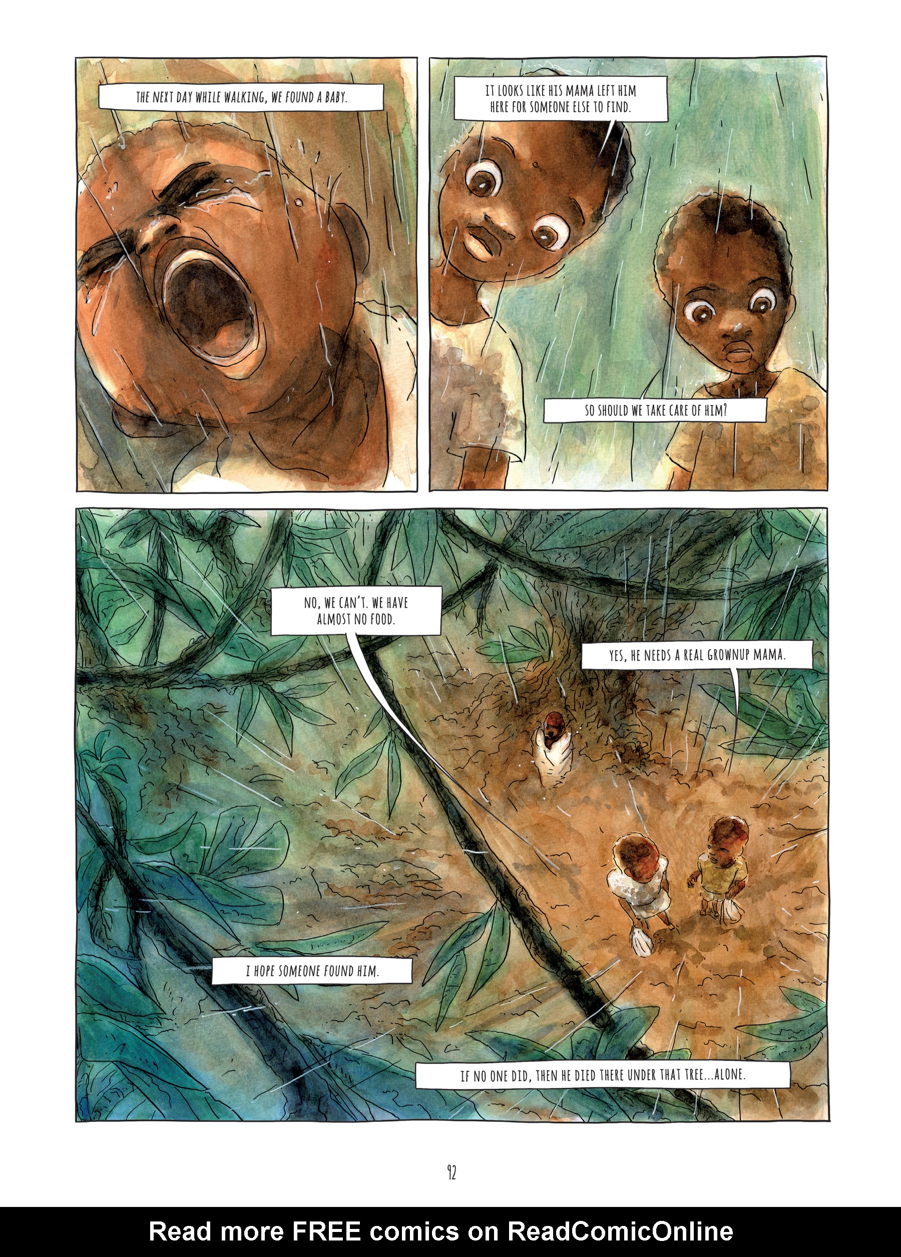 Read online Alice on the Run: One Child's Journey Through the Rwandan Civil War comic -  Issue # TPB - 91