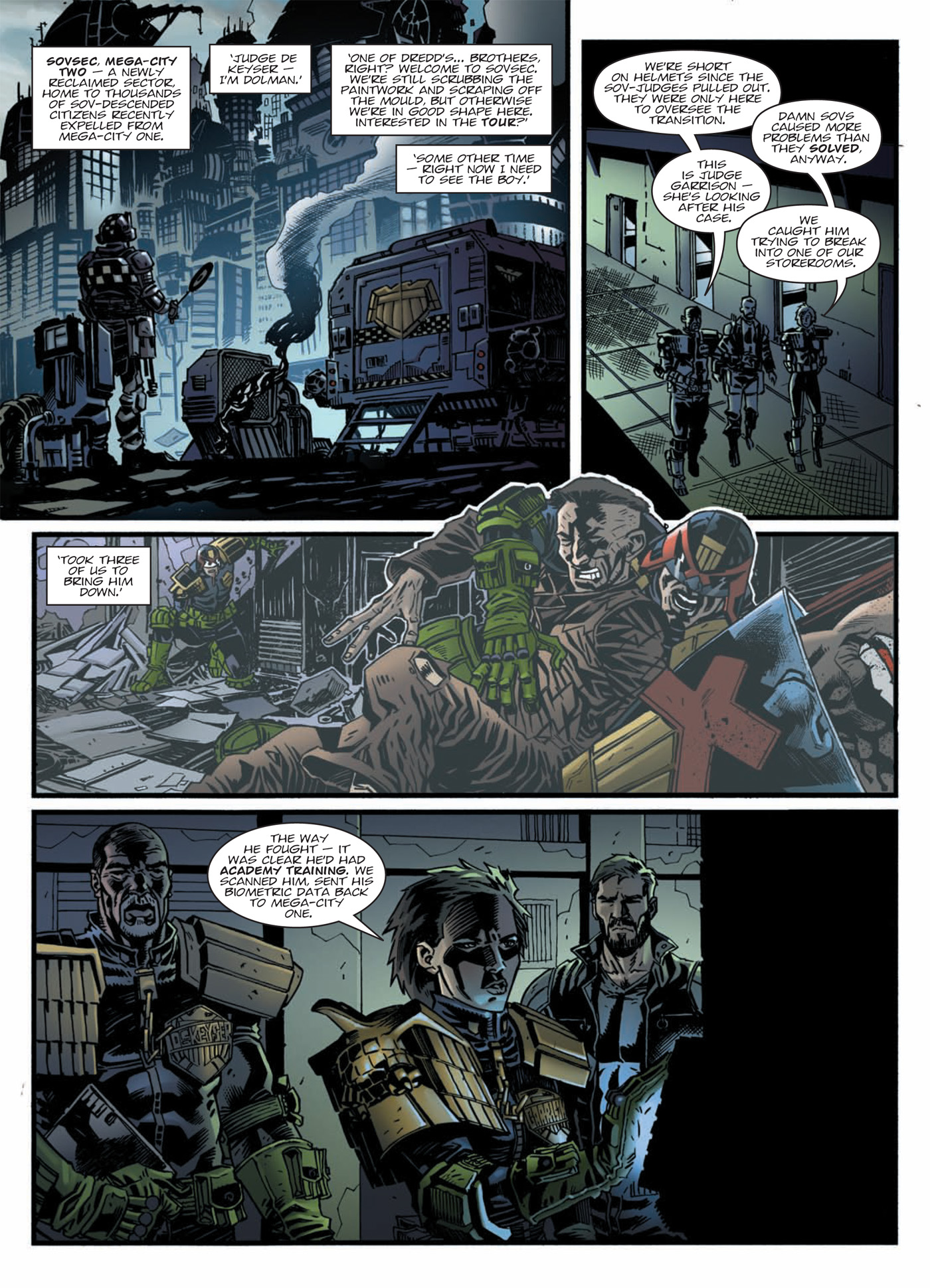 Read online Judge Dredd: Day of Chaos: Fallout comic -  Issue # TPB (Part 2) - 22