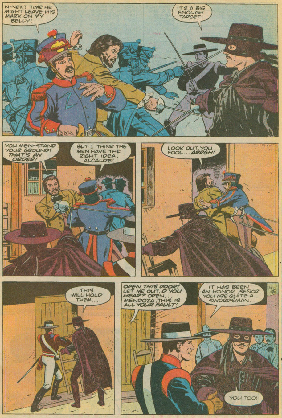 Read online Zorro (1990) comic -  Issue #4 - 21