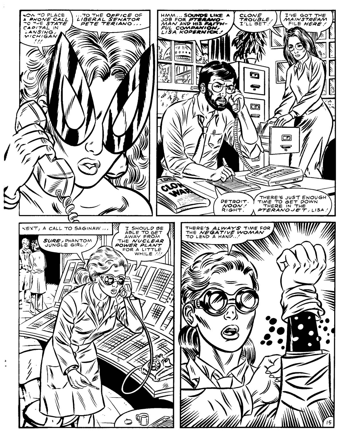 Read online Don Simpson's Bizarre Heroes comic -  Issue #2 - 17