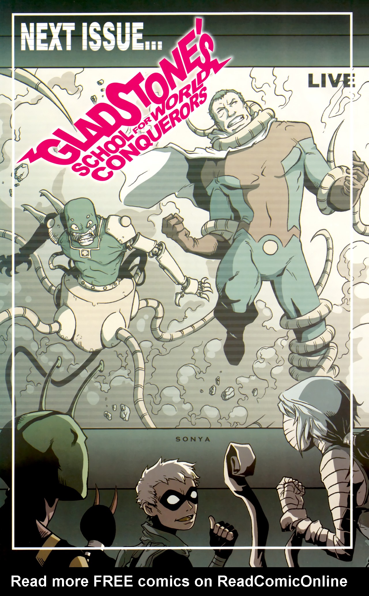 Read online Gladstone's School for World Conquerors (2011) comic -  Issue #1 - 37