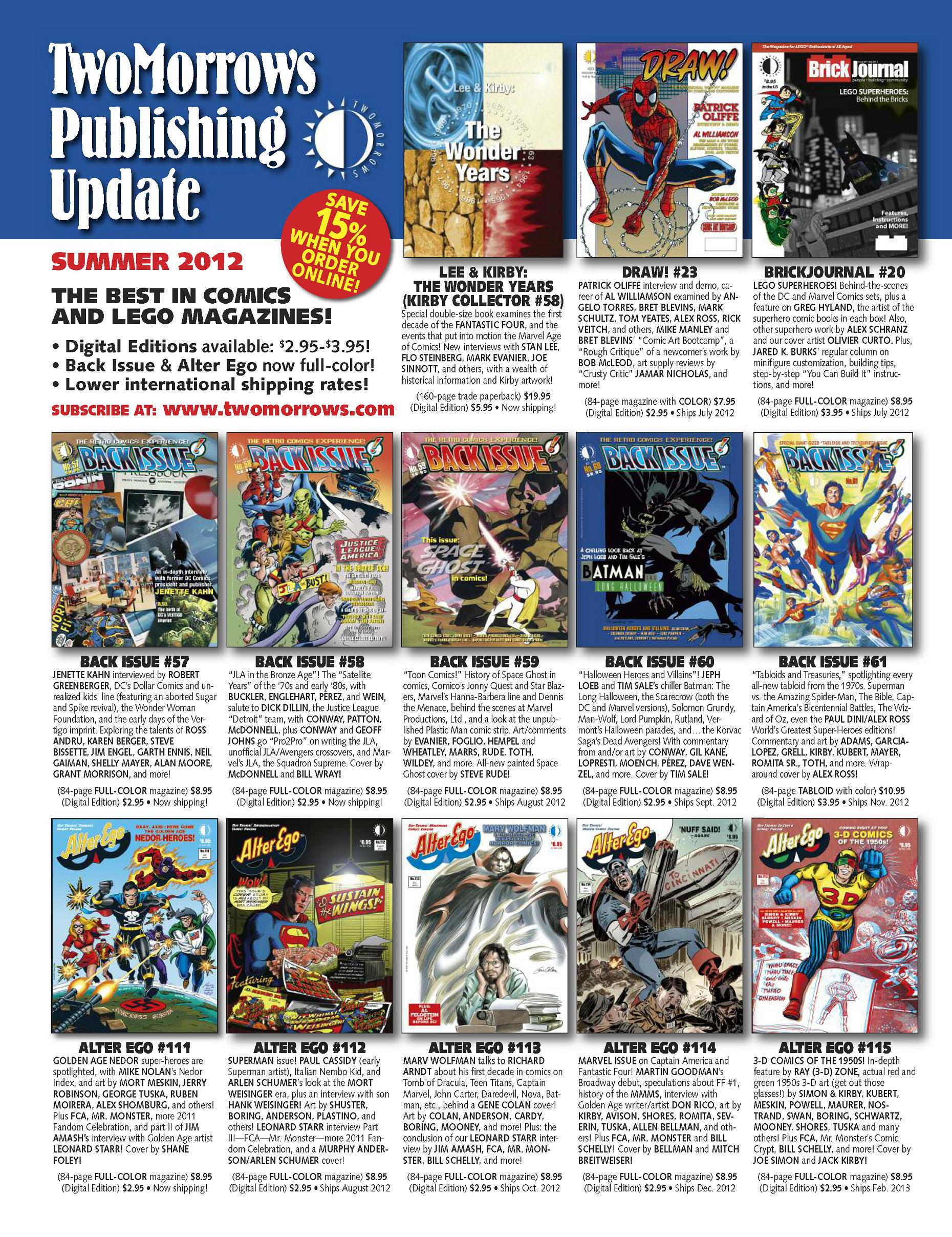 Read online The Jack Kirby Collector comic -  Issue #59 - 2