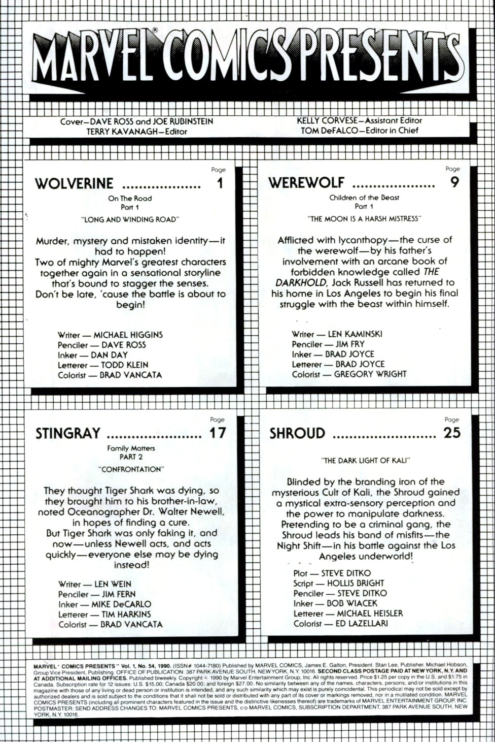 Read online Marvel Comics Presents (1988) comic -  Issue #54 - 2