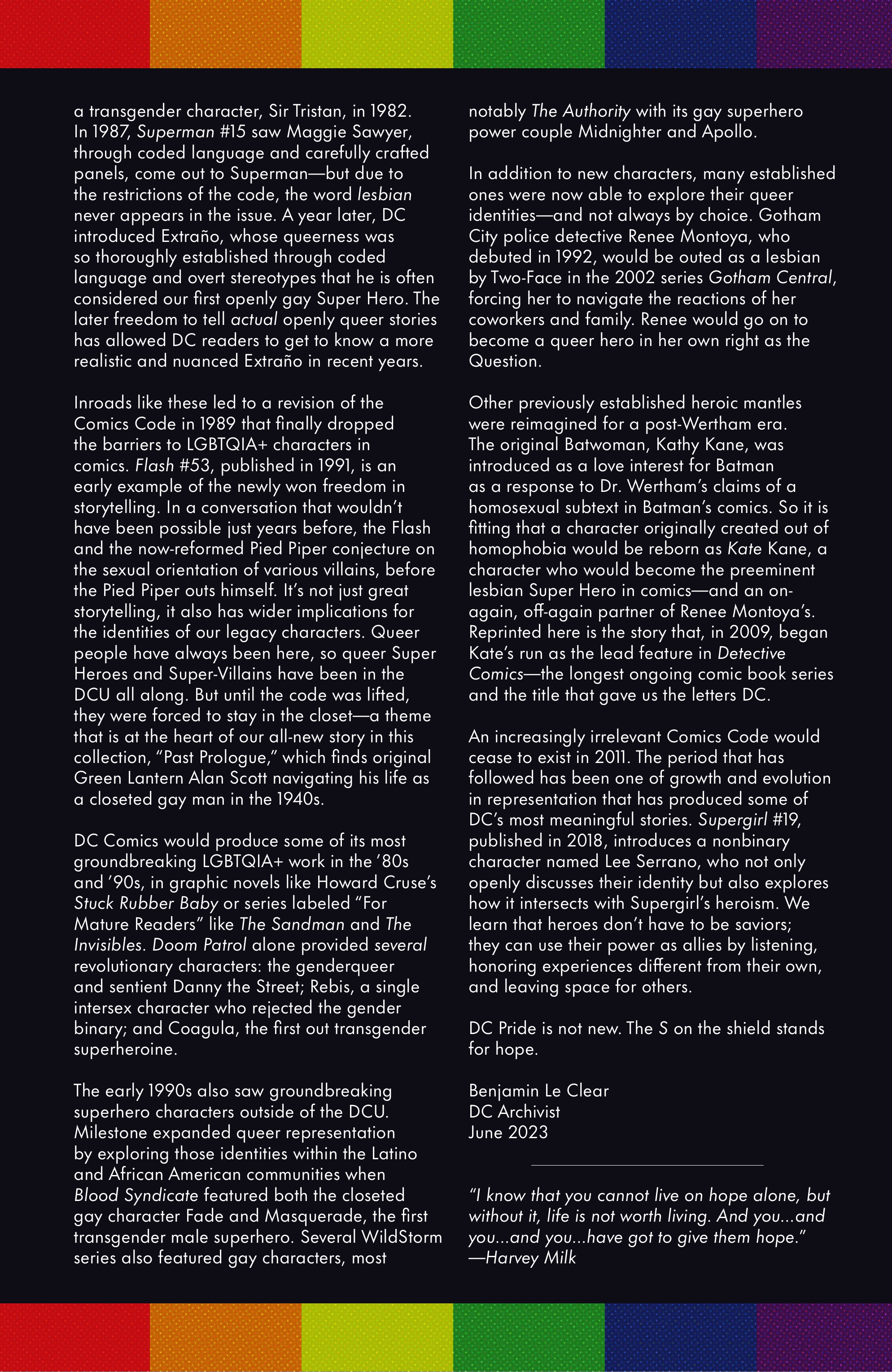 Read online DC Pride: Through the Years comic -  Issue # Full - 4