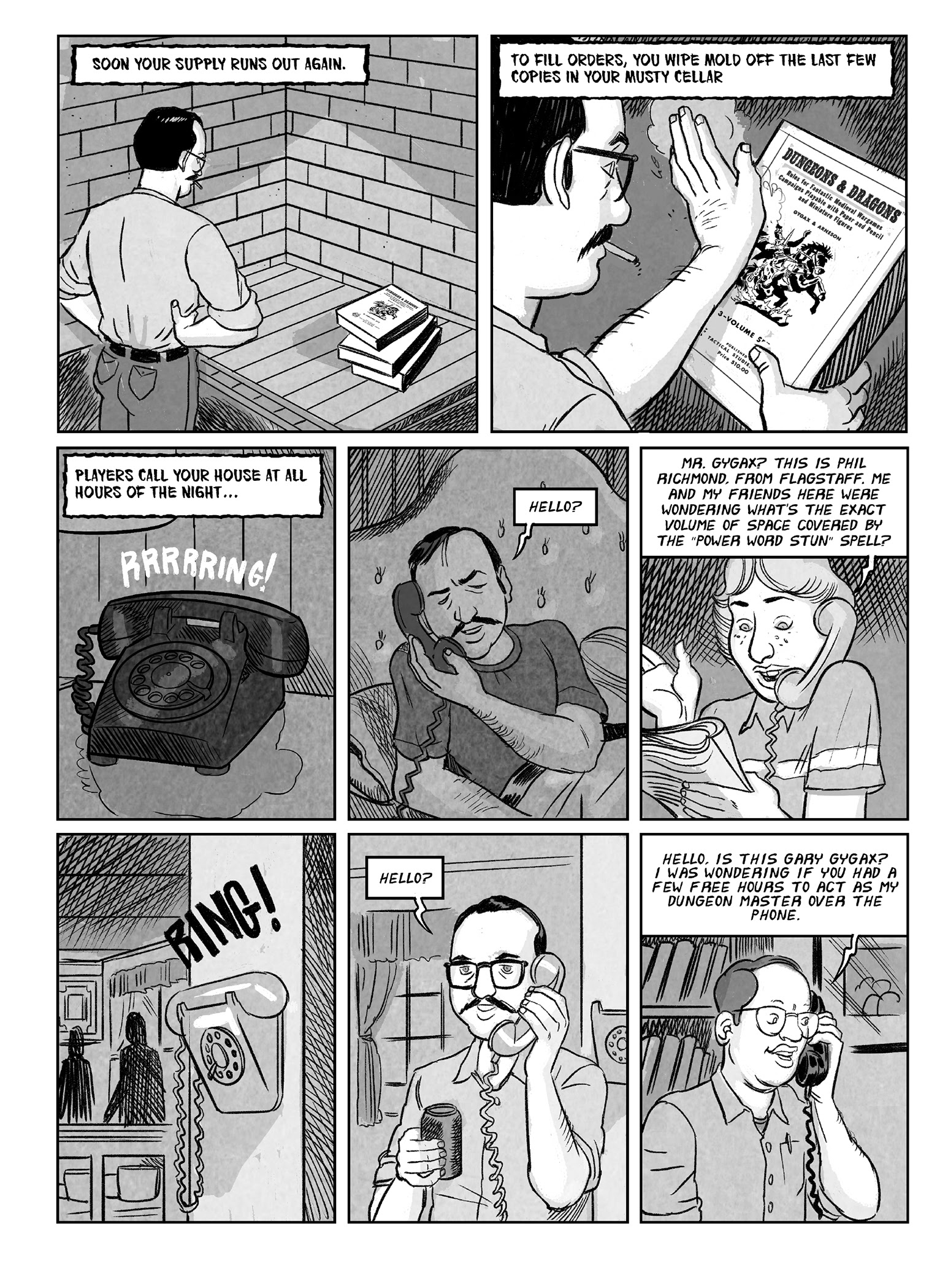 Read online Rise of the Dungeon Master: Gary Gygax and the Creation of D&D comic -  Issue # TPB - 75