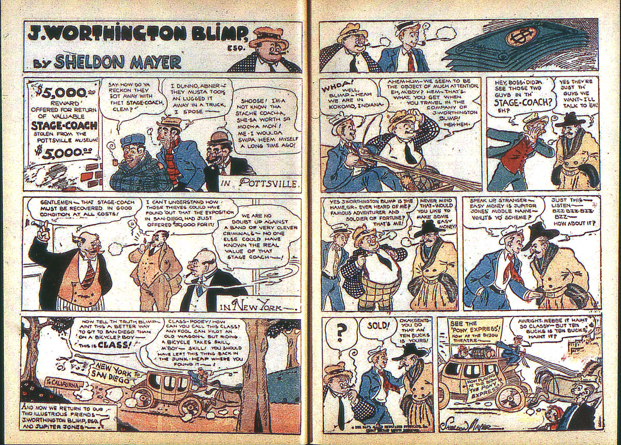 Read online Adventure Comics (1938) comic -  Issue #3 - 9