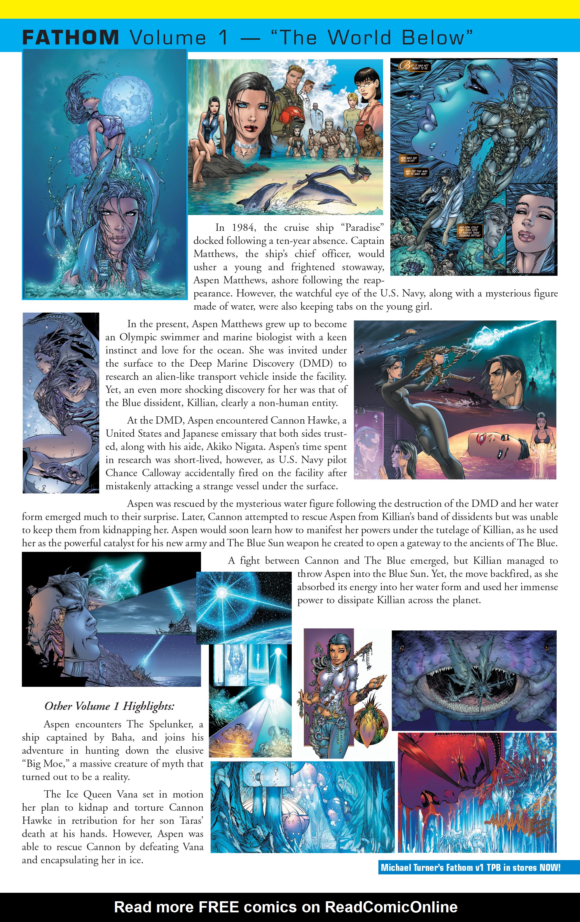 Read online Michael Turner's Fathom Primer comic -  Issue # Full - 14